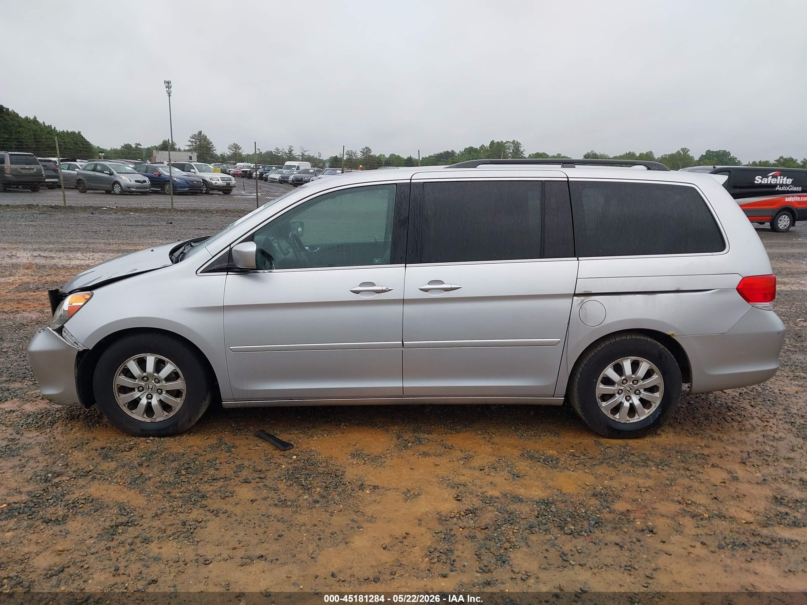 2010 Honda Odyssey Ex-l Silver vin: 5FNRL3H74AB034396