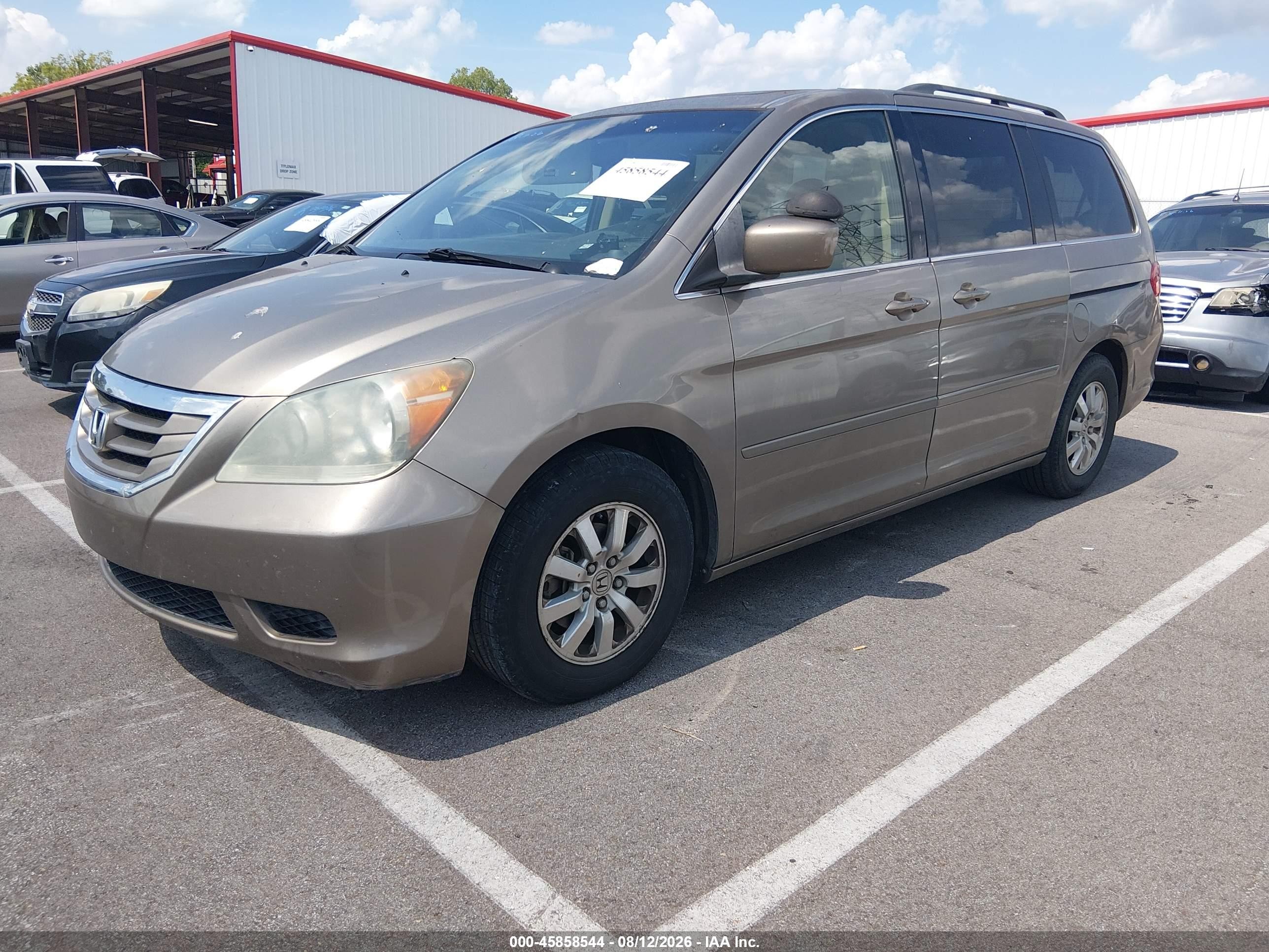 2010 Honda Odyssey Ex-l Gold vin: 5FNRL3H74AB047276