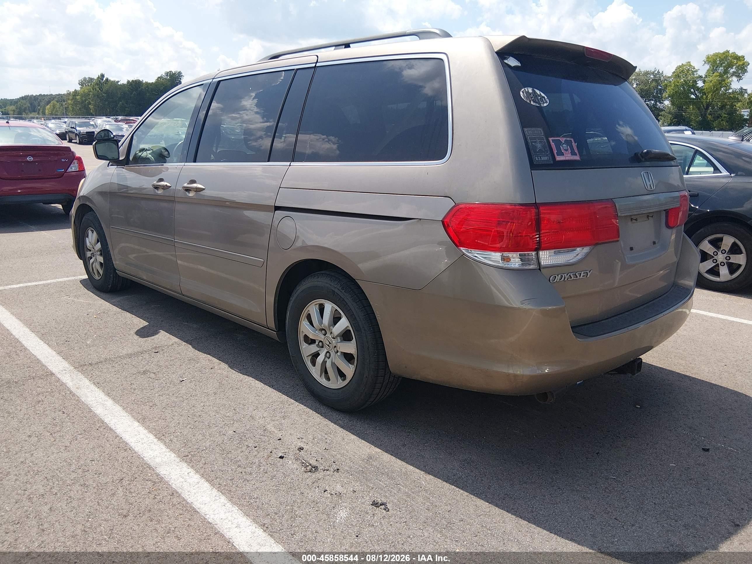 2010 Honda Odyssey Ex-l Gold vin: 5FNRL3H74AB047276