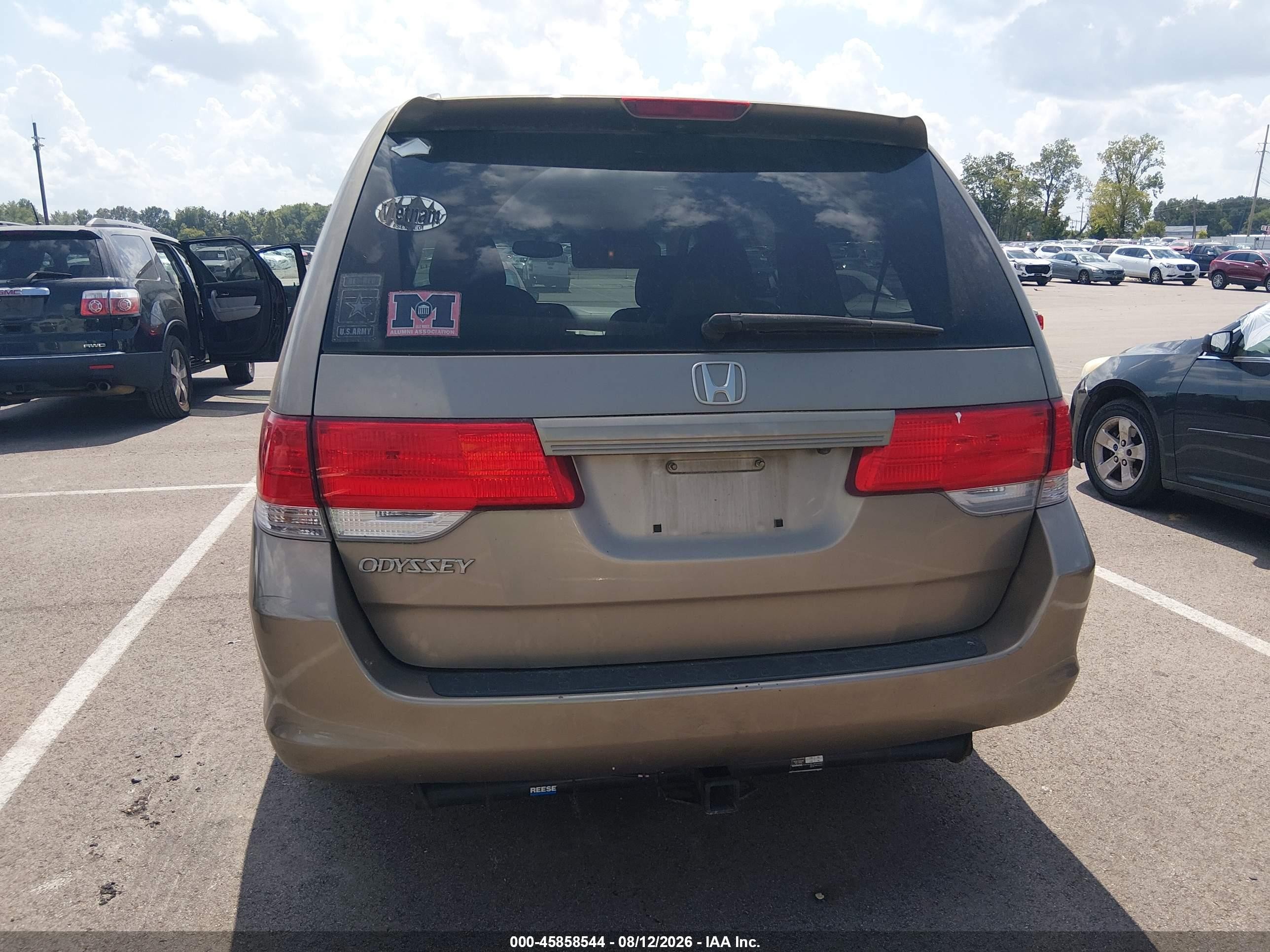 2010 Honda Odyssey Ex-l Gold vin: 5FNRL3H74AB047276