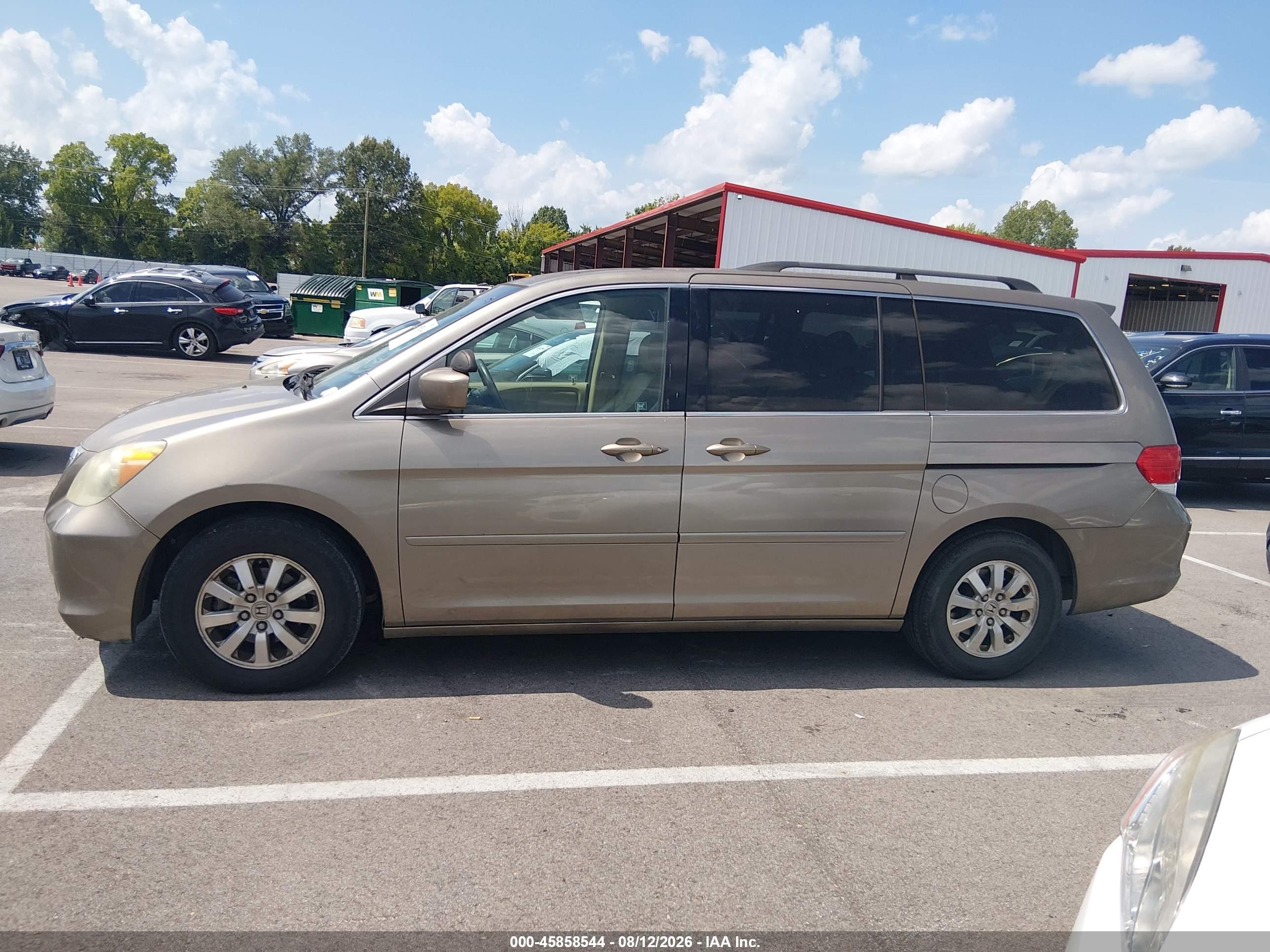2010 Honda Odyssey Ex-l Gold vin: 5FNRL3H74AB047276