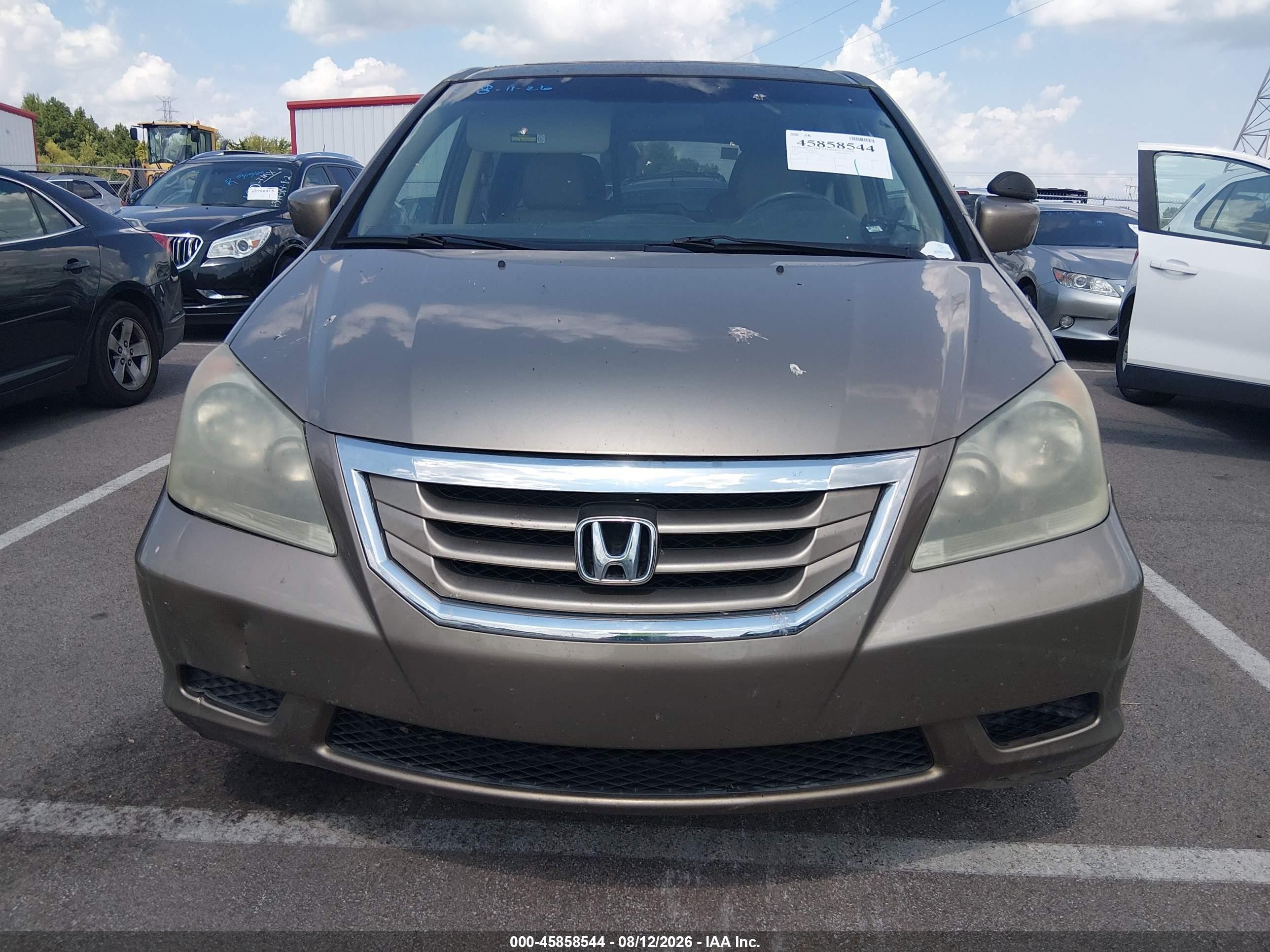 2010 Honda Odyssey Ex-l Gold vin: 5FNRL3H74AB047276