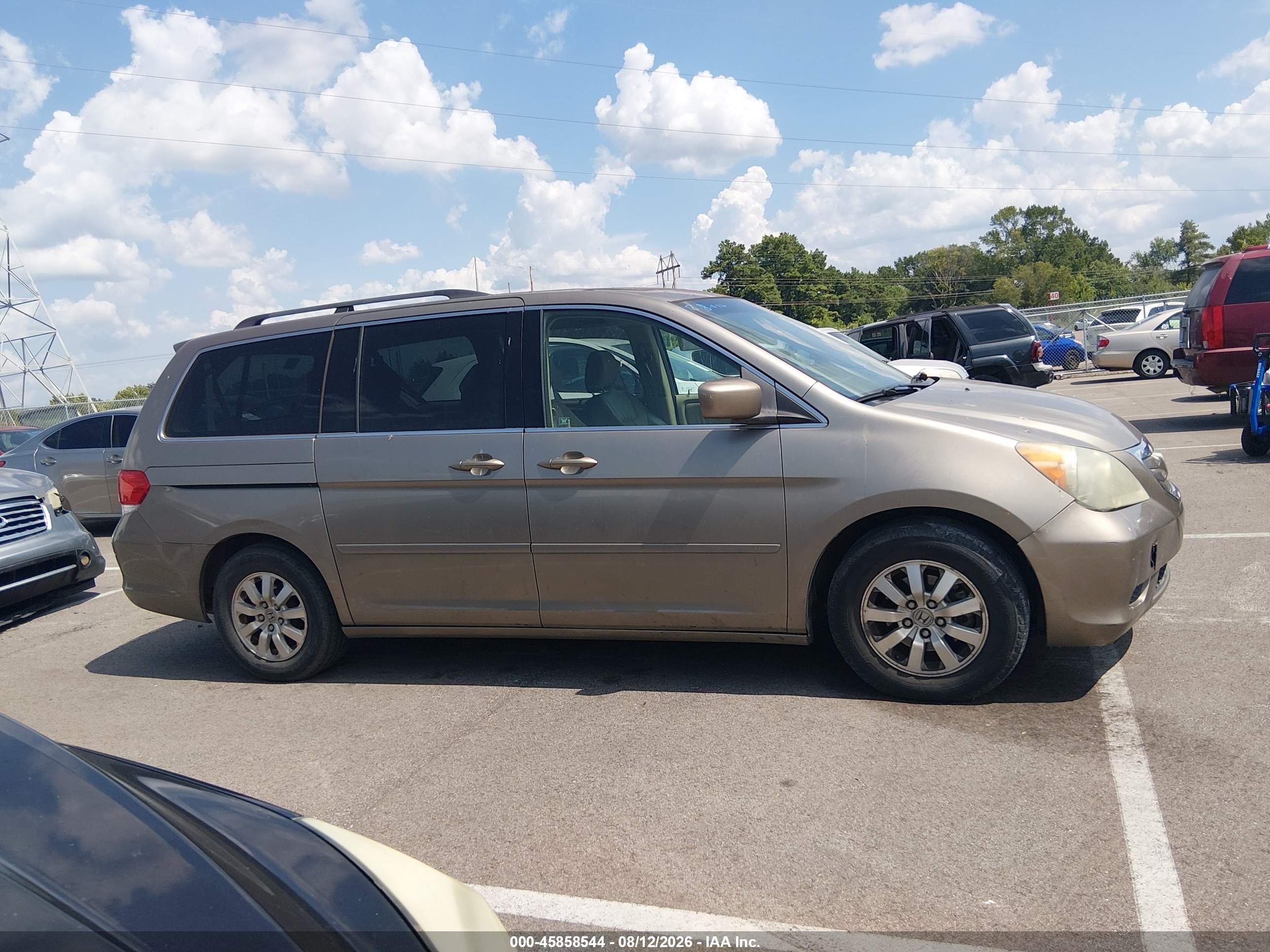 2010 Honda Odyssey Ex-l Gold vin: 5FNRL3H74AB047276