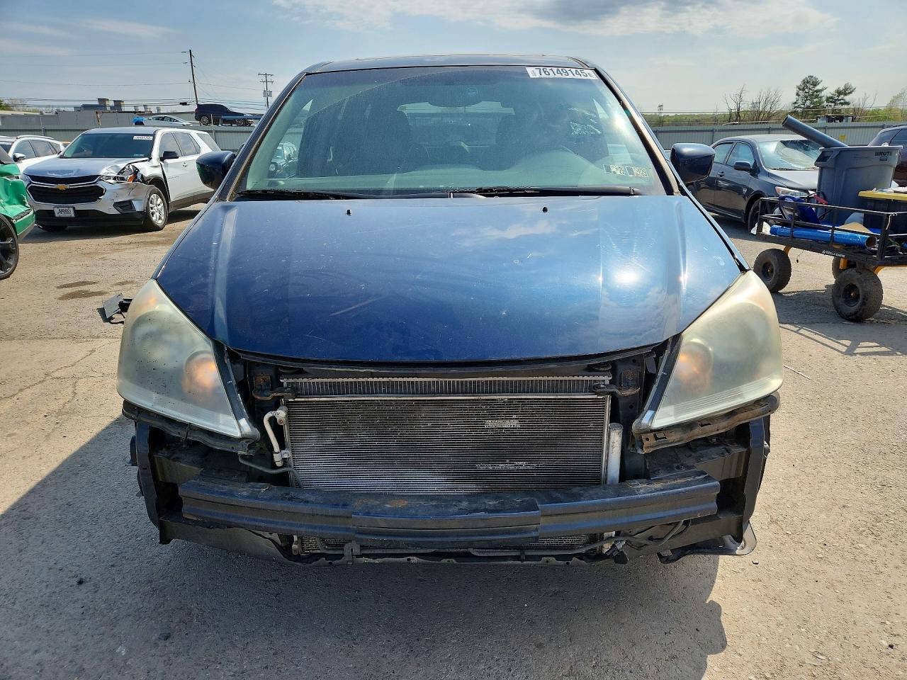 2010 Honda Odyssey Exl Синий vin: 5FNRL3H74AB066152