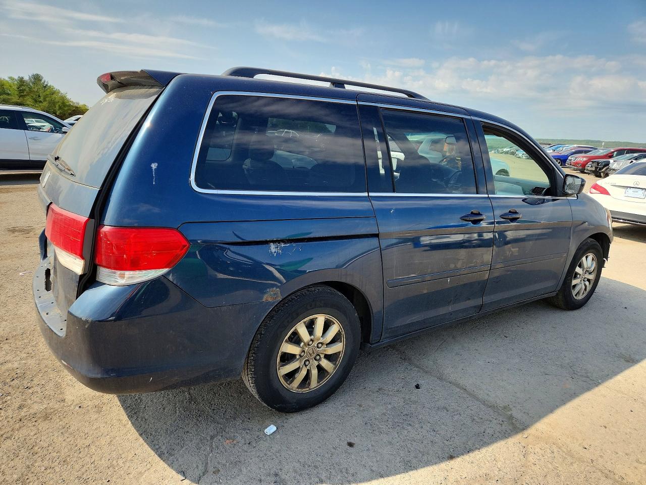 2010 Honda Odyssey Exl Синий vin: 5FNRL3H74AB066152