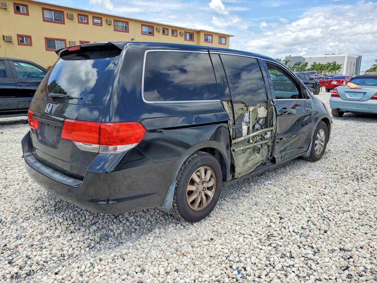 2010 Honda Odyssey Exl Black vin: 5FNRL3H74AB091374