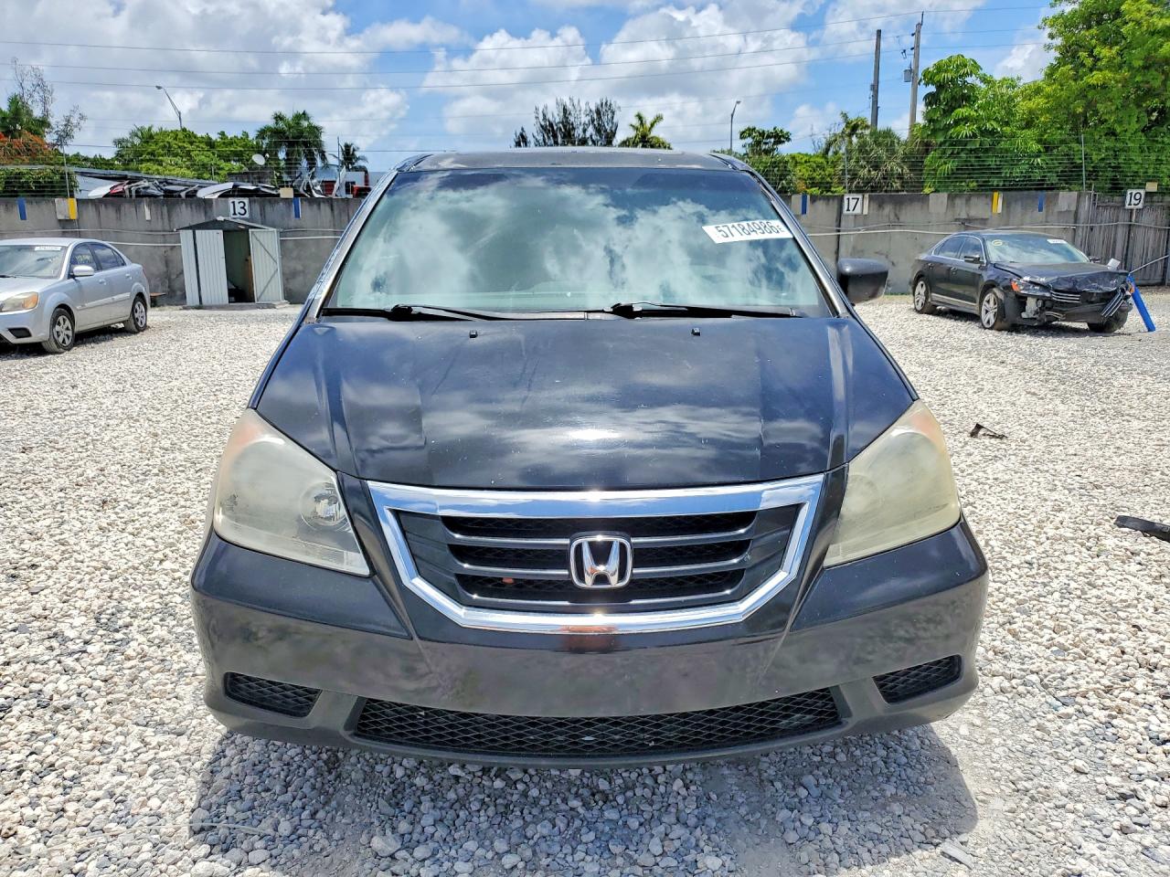 2010 Honda Odyssey Exl Black vin: 5FNRL3H74AB091374