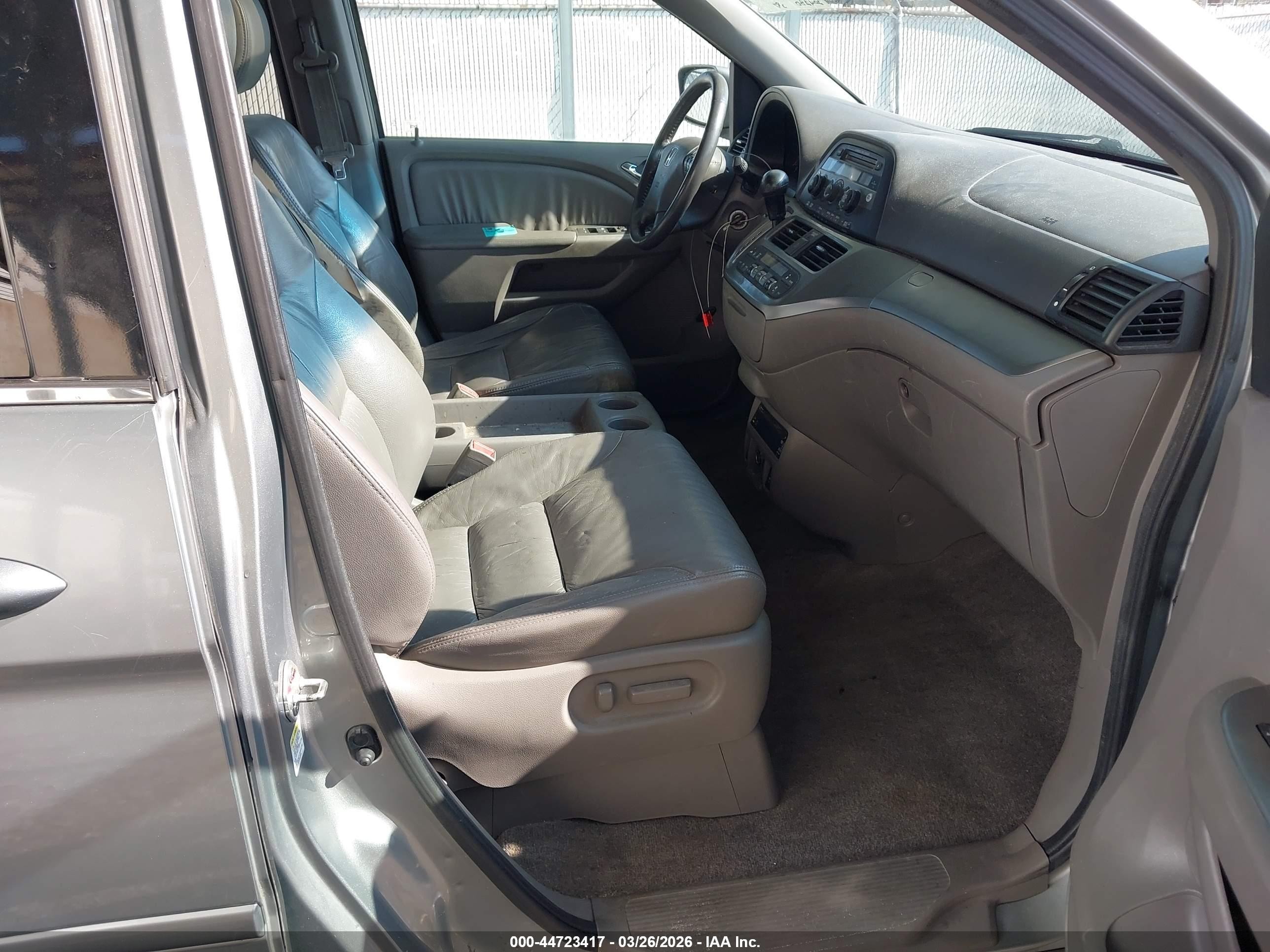 2010 Honda Odyssey Ex-l Turquoise vin: 5FNRL3H74AB093366