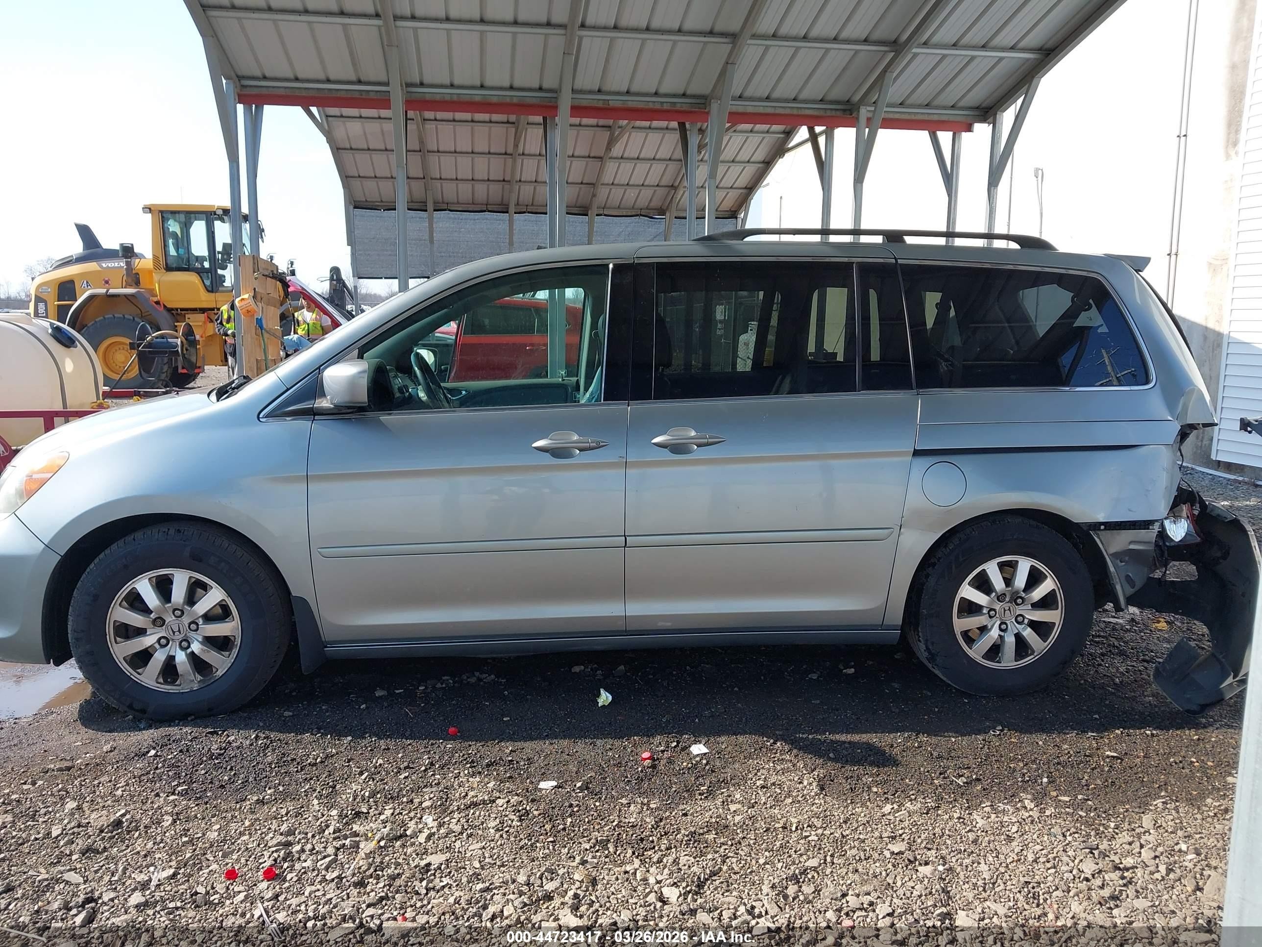 2010 Honda Odyssey Ex-l Turquoise vin: 5FNRL3H74AB093366