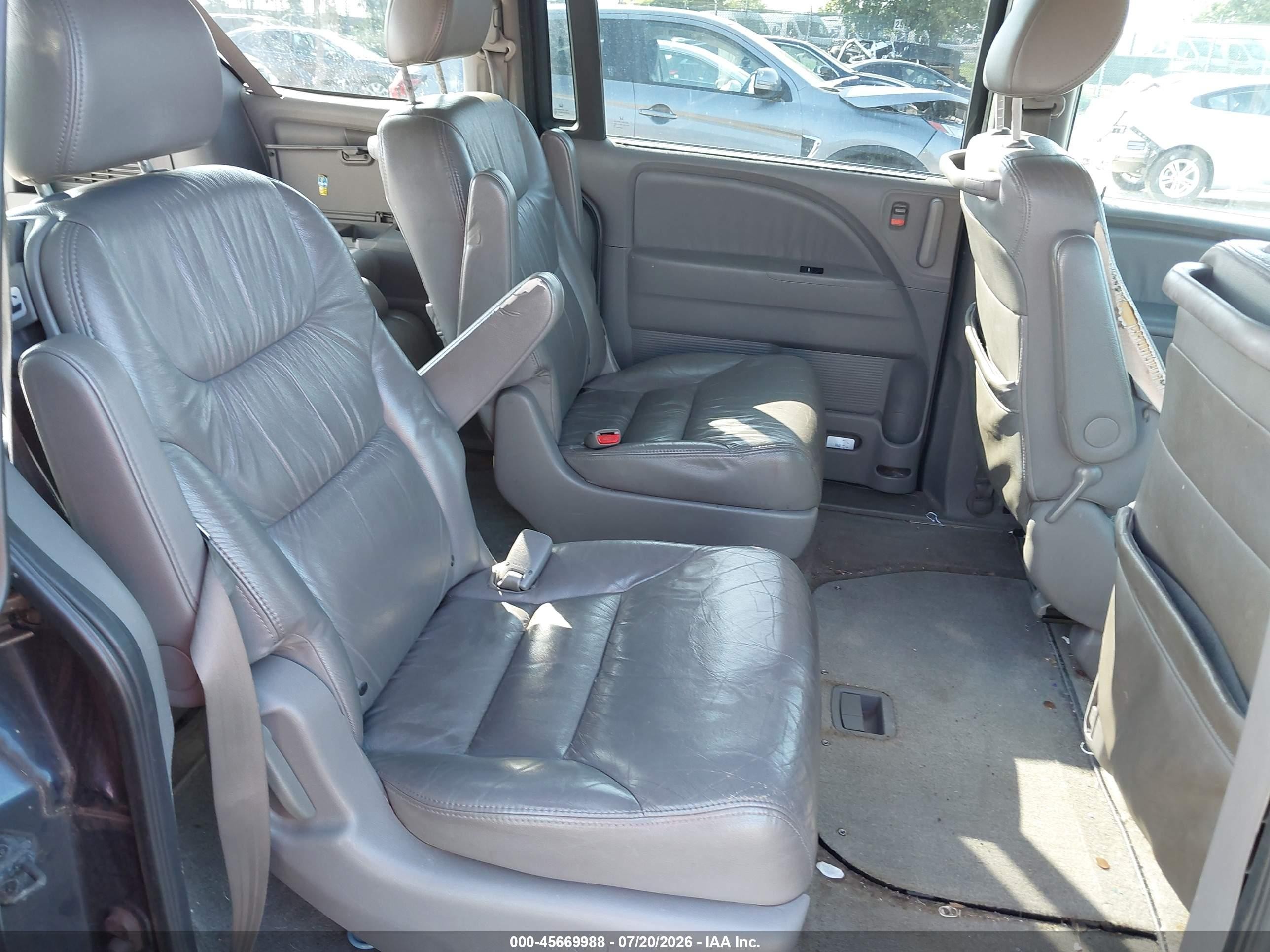 2010 Honda Odyssey Ex-l Dark Blue vin: 5FNRL3H74AB107668