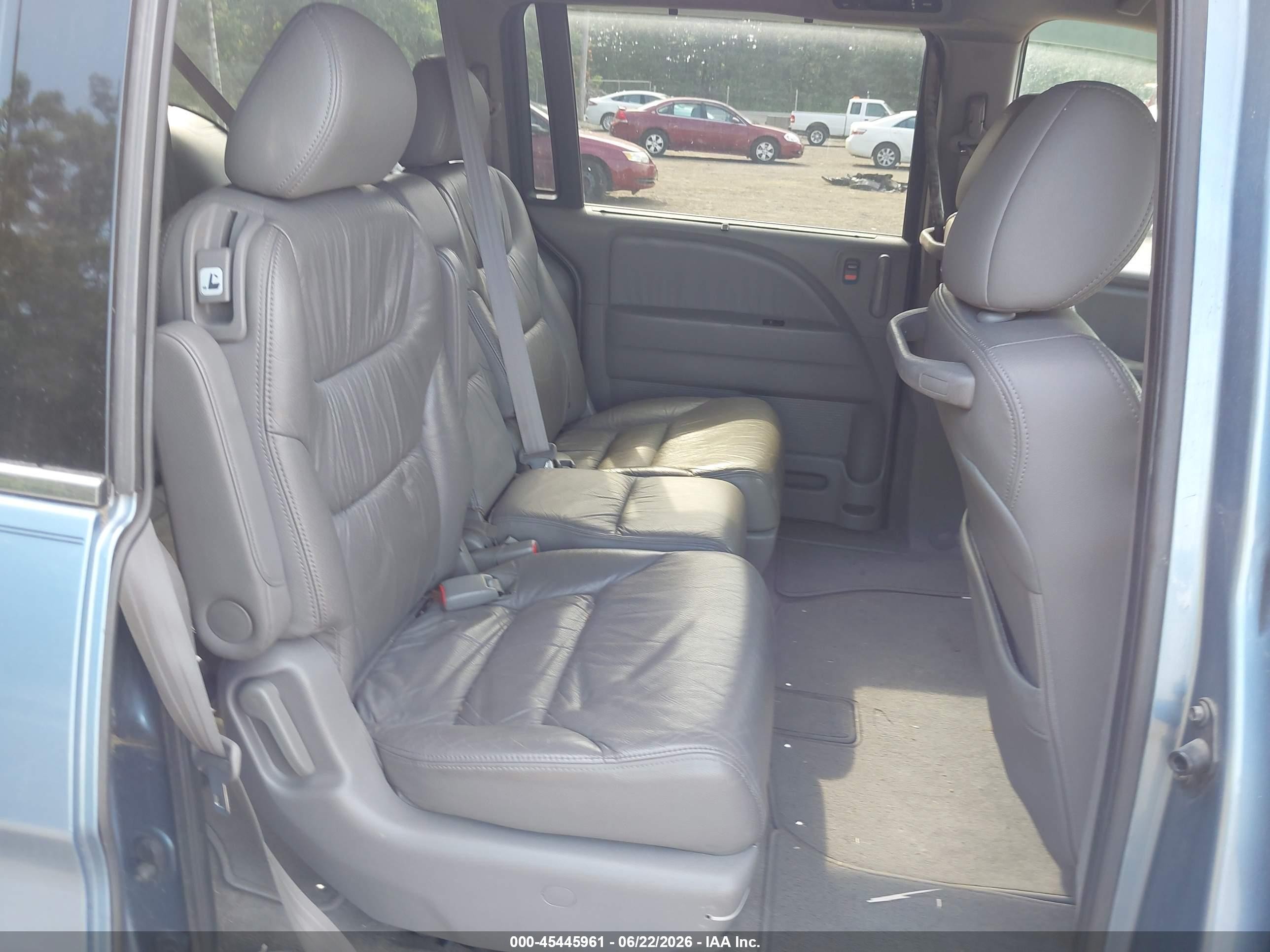 2010 Honda Odyssey Ex-l Light Blue vin: 5FNRL3H75AB042099