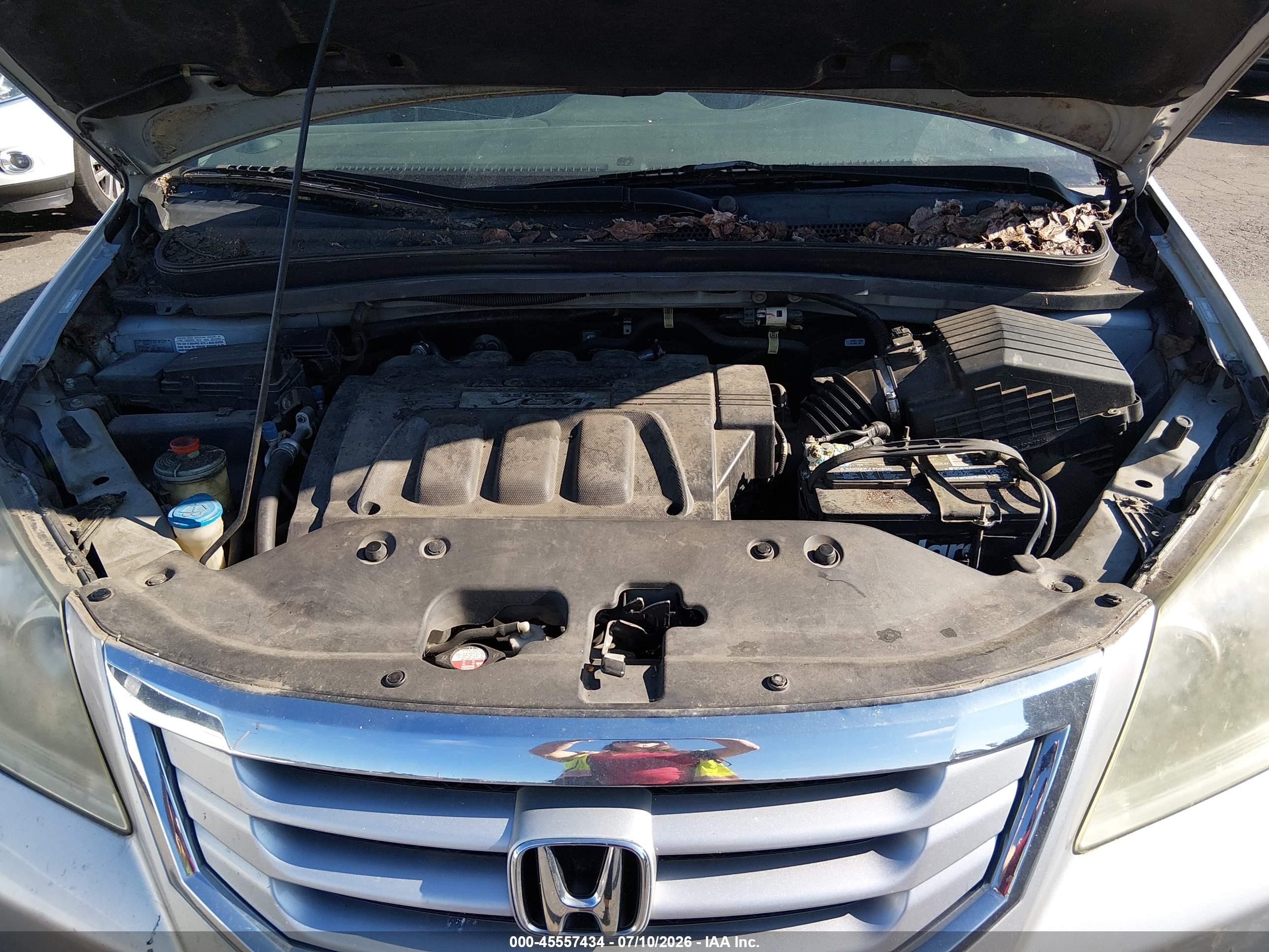 2010 Honda Odyssey Ex-l Серебряный vin: 5FNRL3H75AB050414
