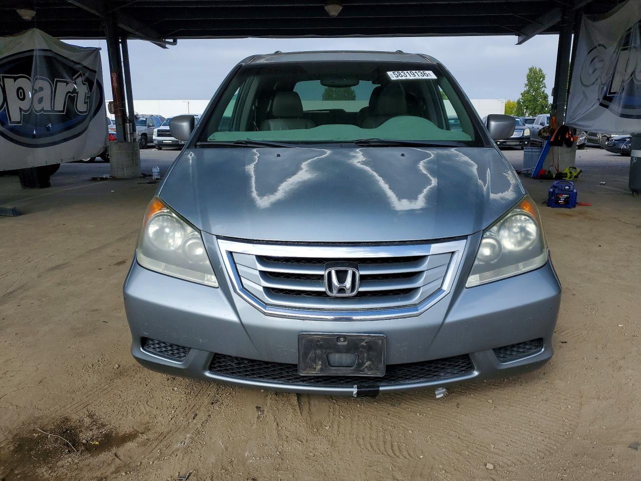 2010 Honda Odyssey Exl Silver vin: 5FNRL3H75AB051966