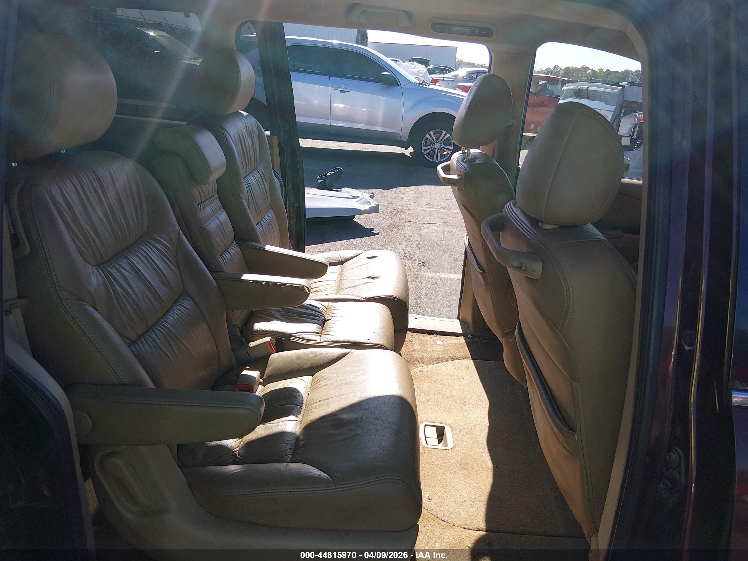 2010 Honda Odyssey Ex-l Burgundy vin: 5FNRL3H75AB080898