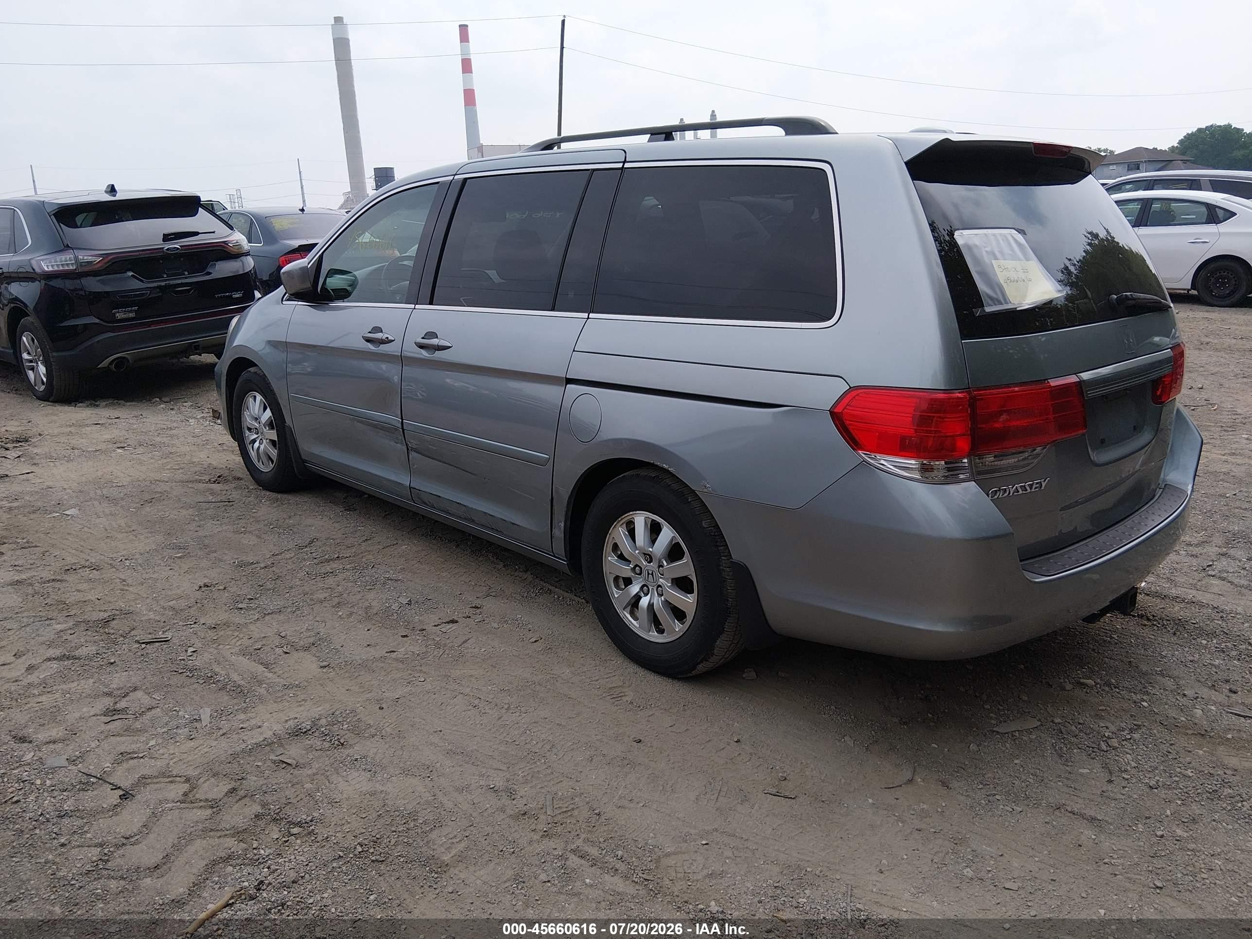 2010 Honda Odyssey Ex-l Silver vin: 5FNRL3H75AB085857
