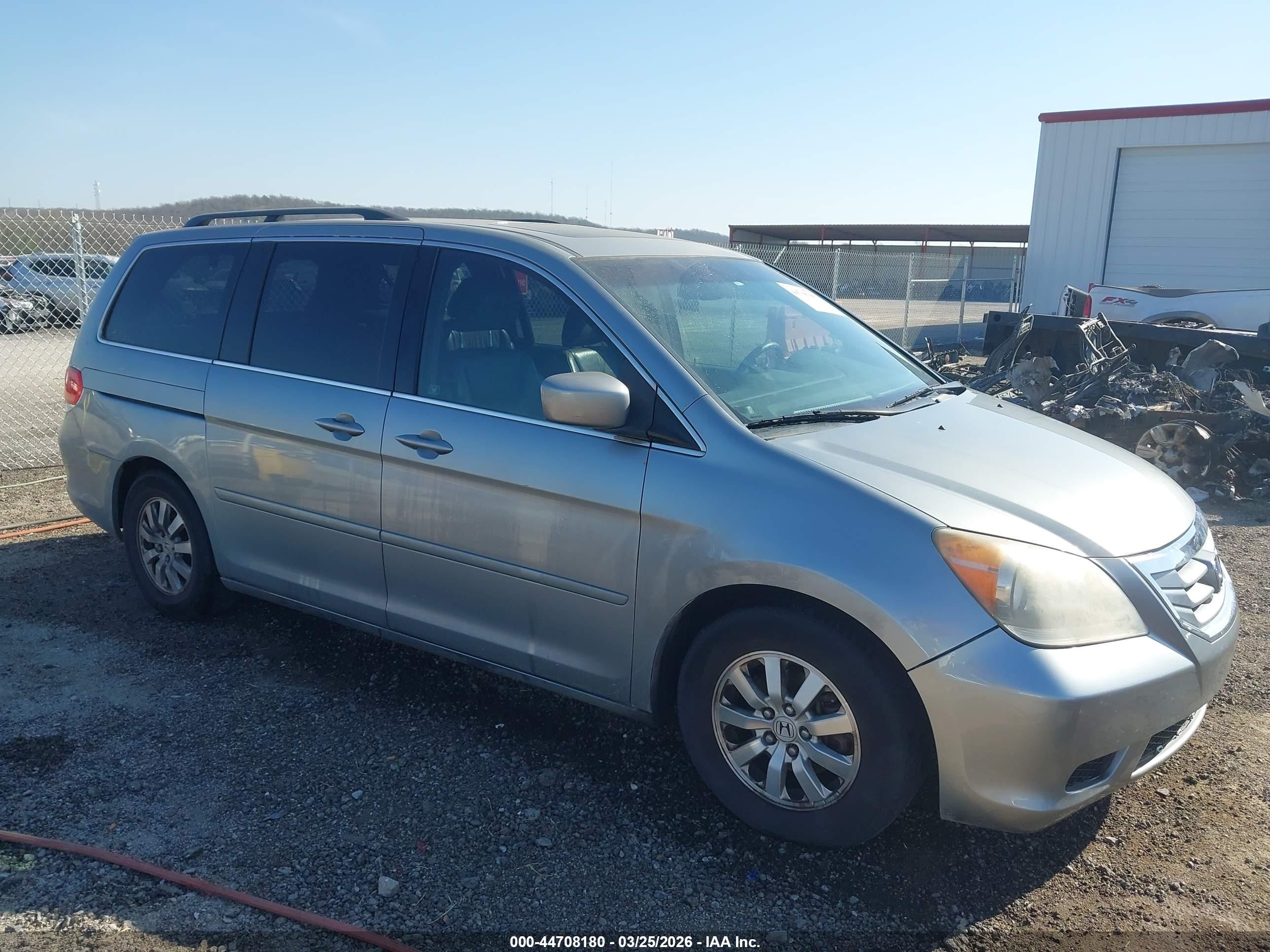 2010 Honda Odyssey Ex-l Silver vin: 5FNRL3H75AB107582