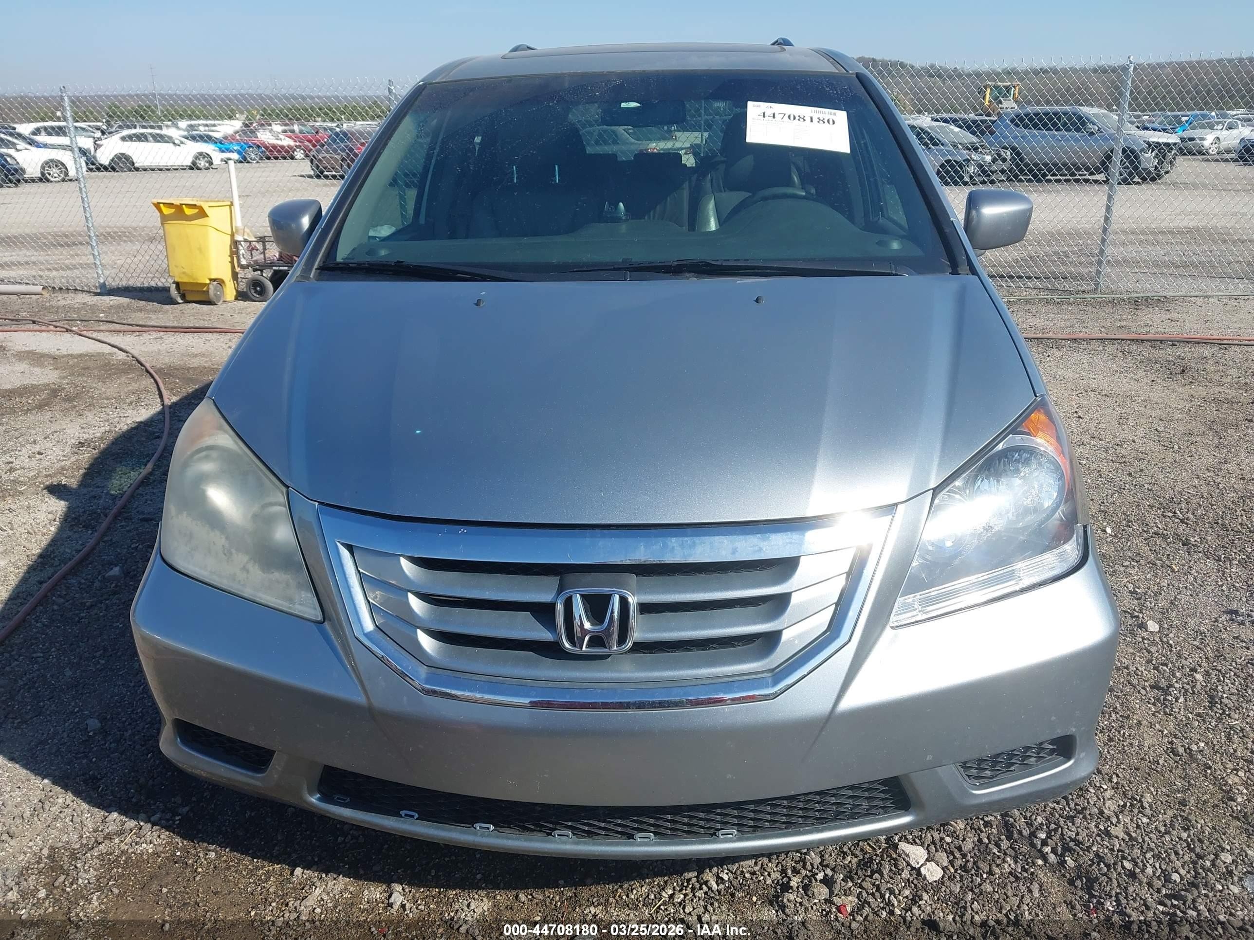 2010 Honda Odyssey Ex-l Silver vin: 5FNRL3H75AB107582