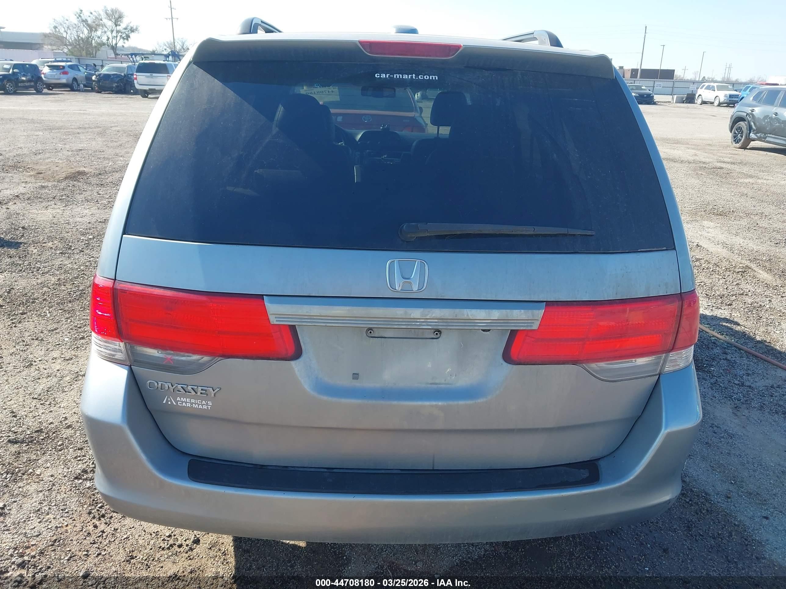 2010 Honda Odyssey Ex-l Silver vin: 5FNRL3H75AB107582