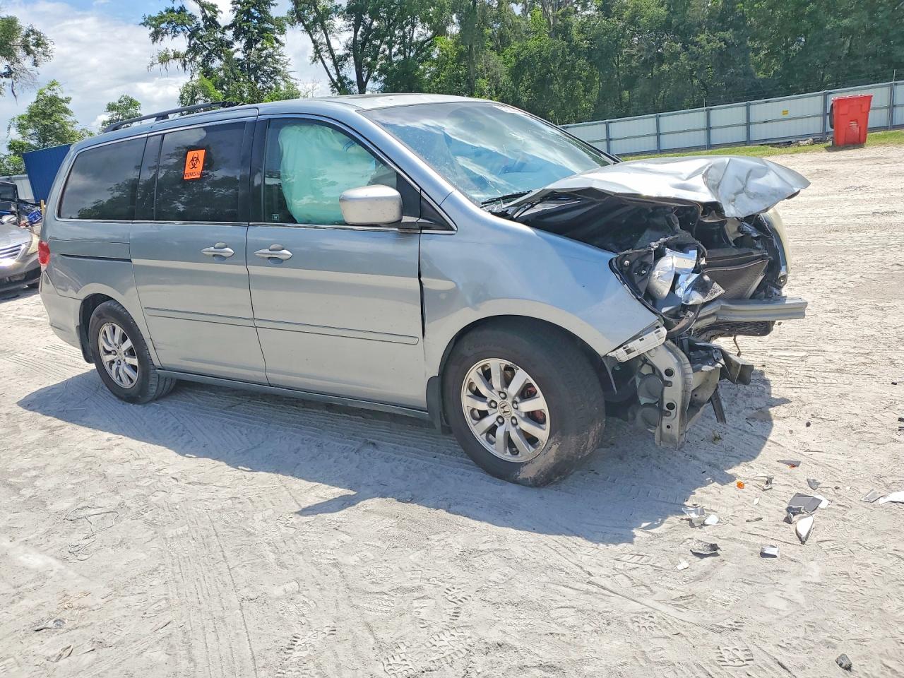 2010 Honda Odyssey Exl Silver vin: 5FNRL3H76AB025442