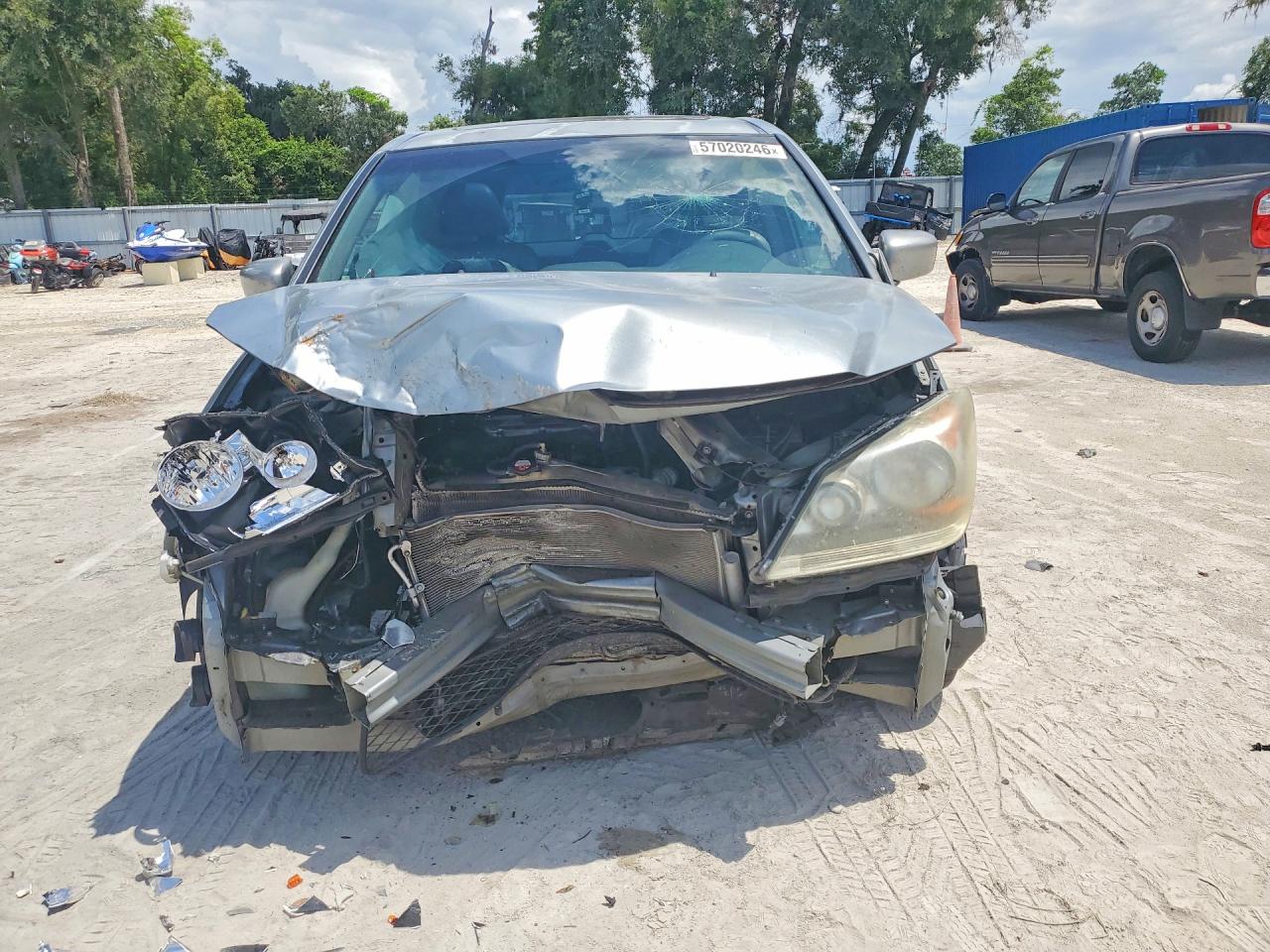 2010 Honda Odyssey Exl Silver vin: 5FNRL3H76AB025442