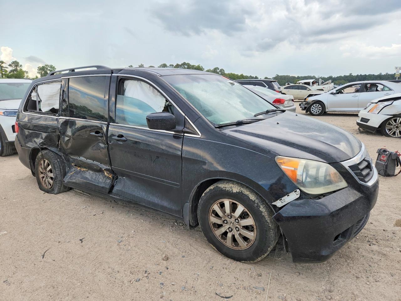 2010 Honda Odyssey Ex-l Черный vin: 5FNRL3H76AB049479