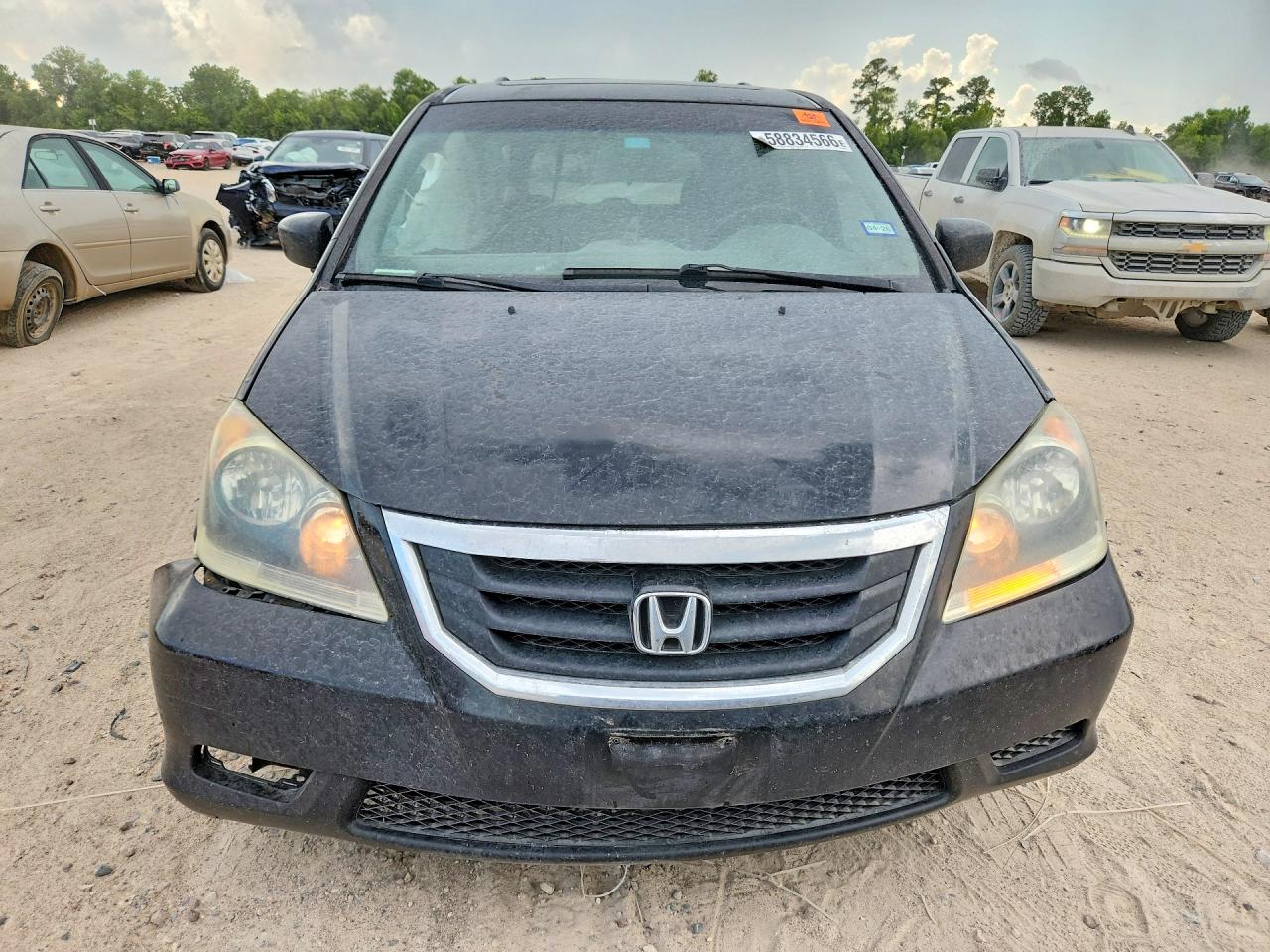 2010 Honda Odyssey Ex-l Черный vin: 5FNRL3H76AB049479