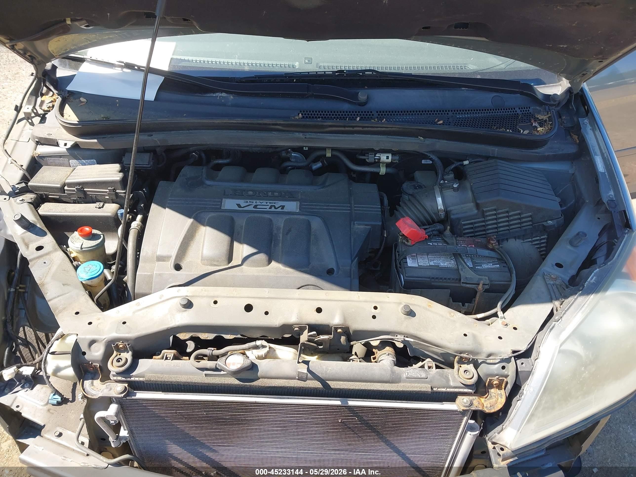 2010 Honda Odyssey Ex-l Серый vin: 5FNRL3H76AB053631