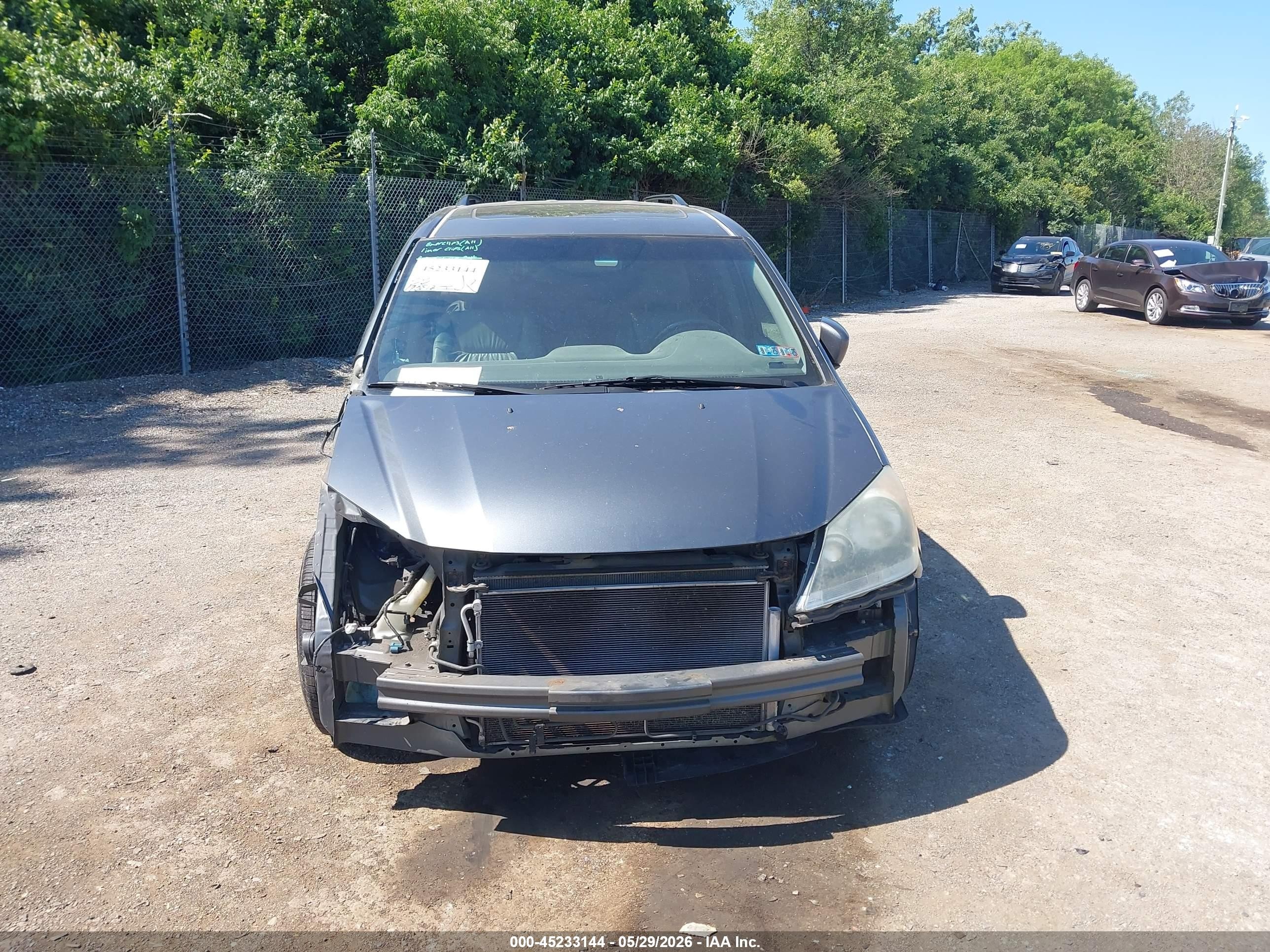 2010 Honda Odyssey Ex-l Серый vin: 5FNRL3H76AB053631