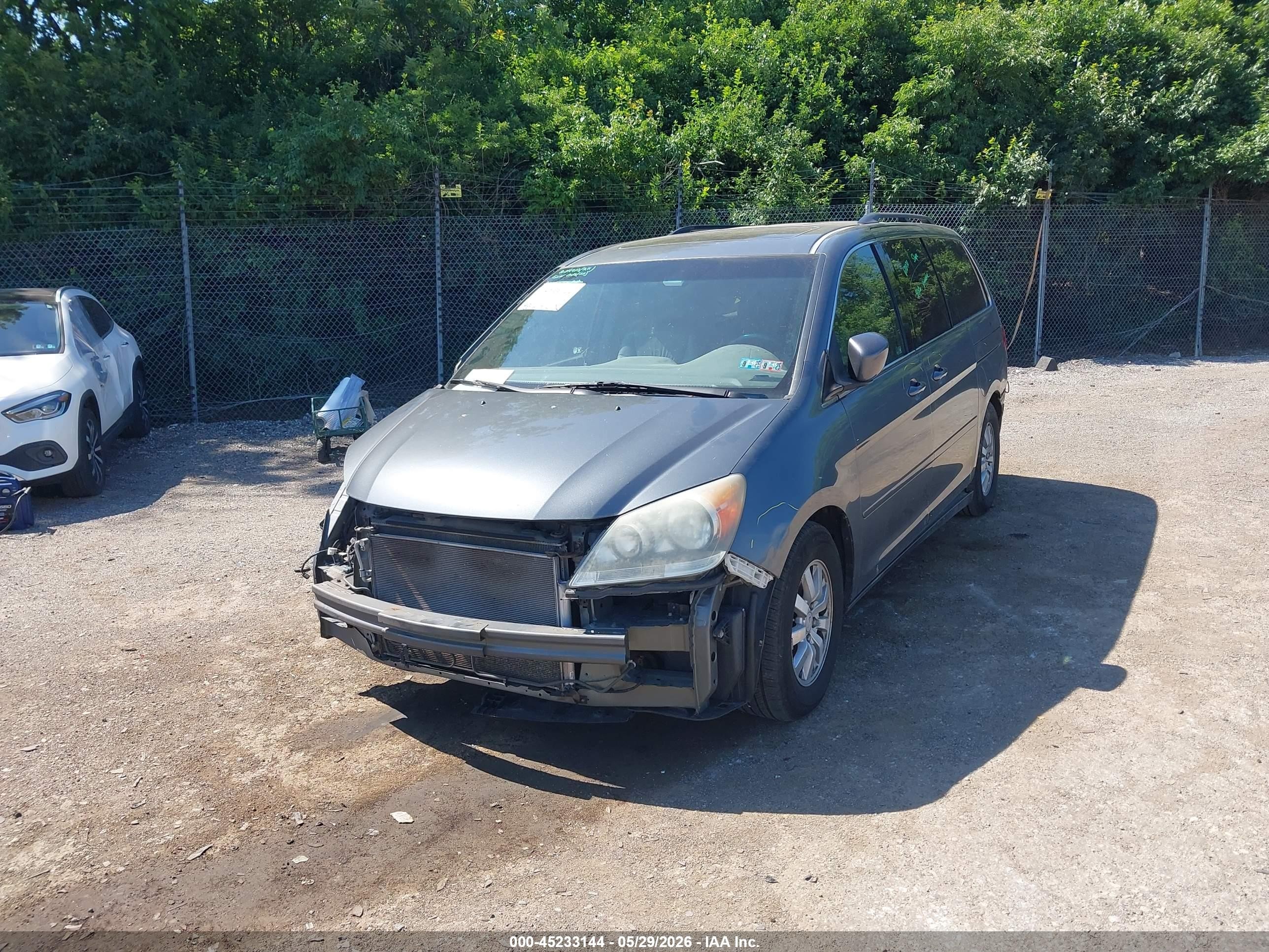 2010 Honda Odyssey Ex-l Серый vin: 5FNRL3H76AB053631