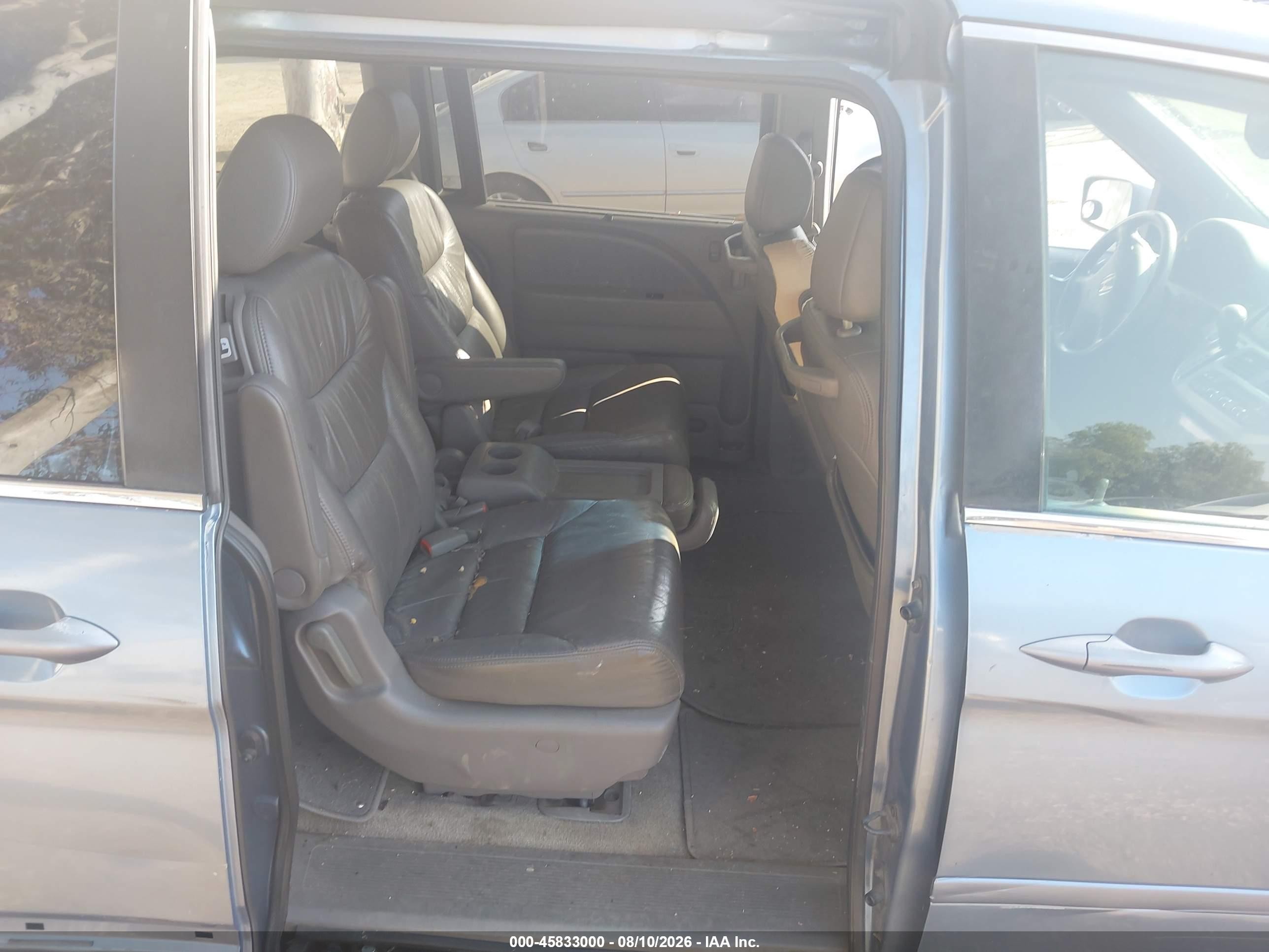 2010 Honda Odyssey Ex-l Синий vin: 5FNRL3H76AB086077
