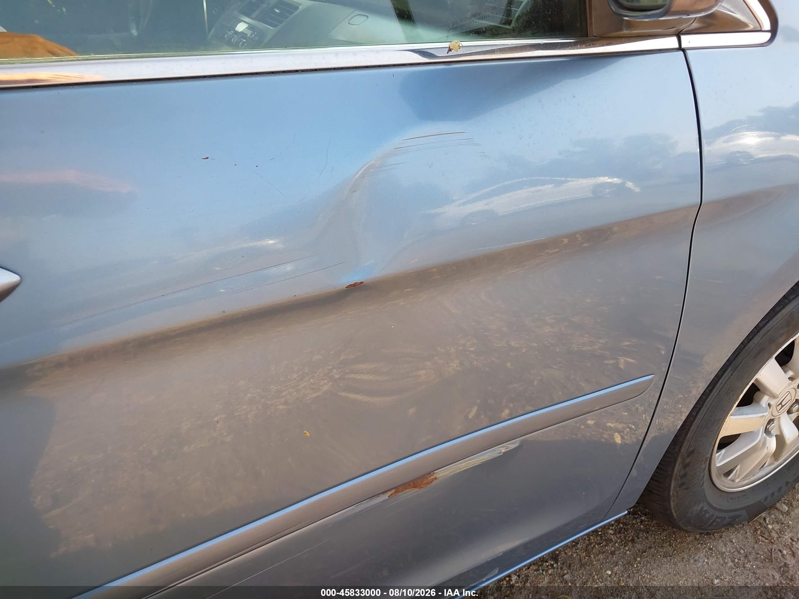 2010 Honda Odyssey Ex-l Синий vin: 5FNRL3H76AB086077