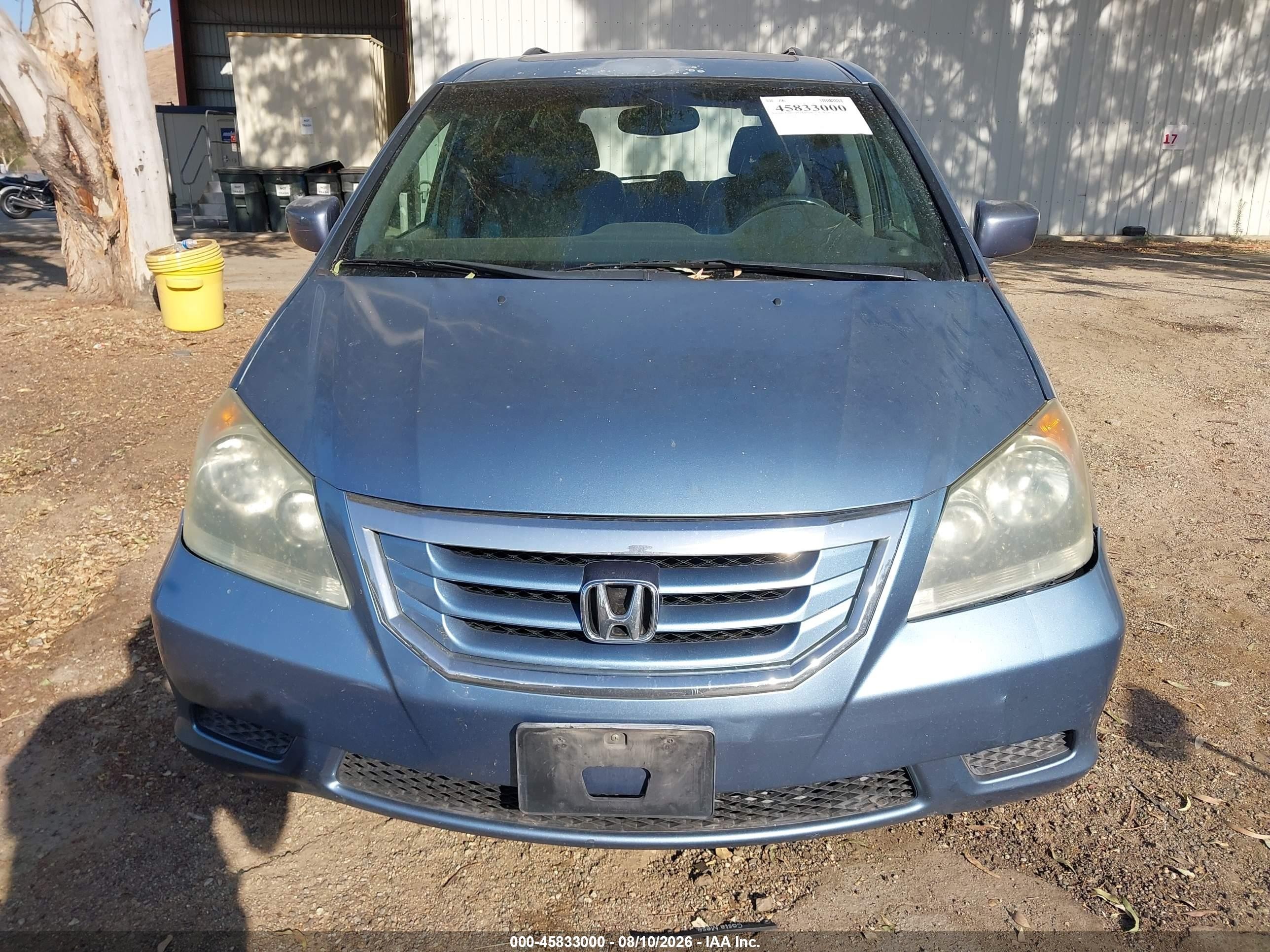 2010 Honda Odyssey Ex-l Синий vin: 5FNRL3H76AB086077