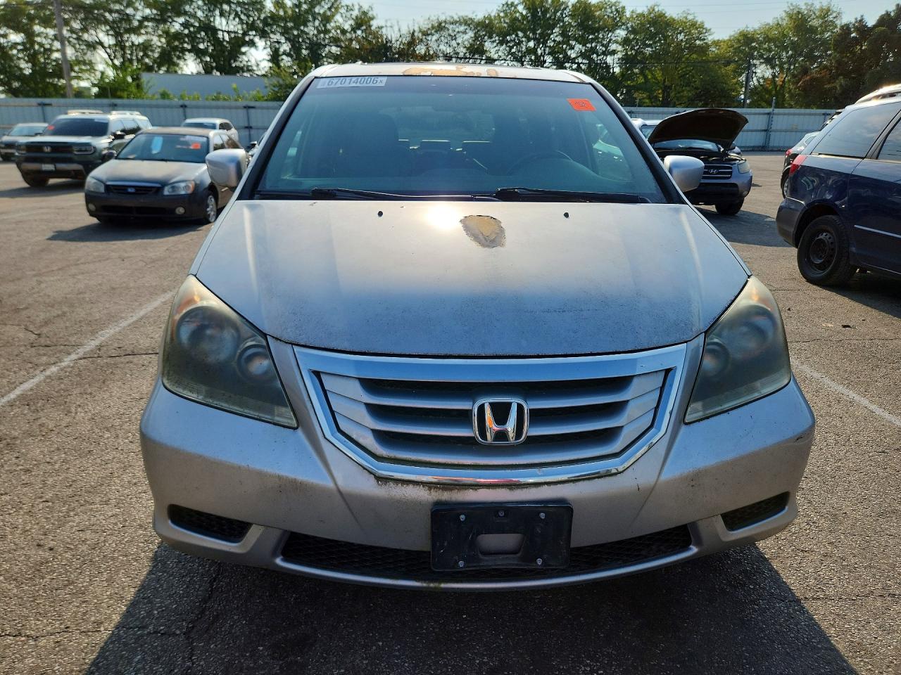 2010 Honda Odyssey Exl Silver vin: 5FNRL3H76AB092123