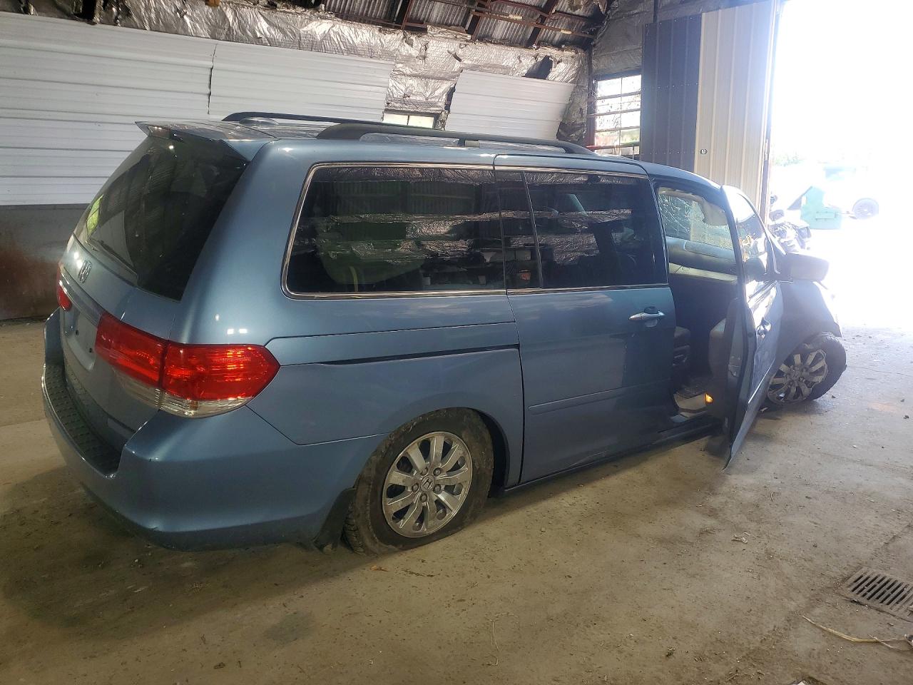 2010 Honda Odyssey Exl Blue vin: 5FNRL3H77AB003319