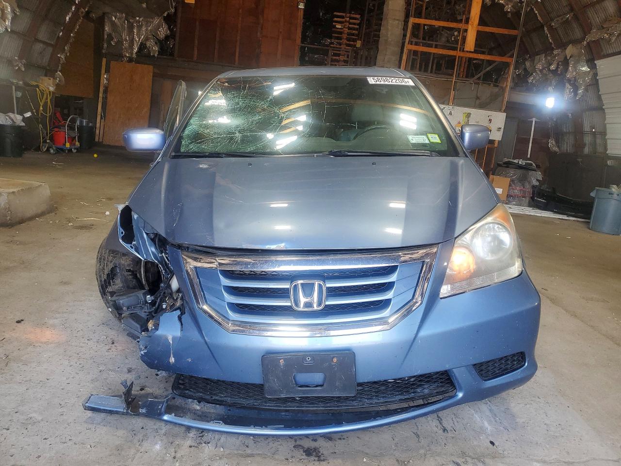 2010 Honda Odyssey Exl Blue vin: 5FNRL3H77AB003319