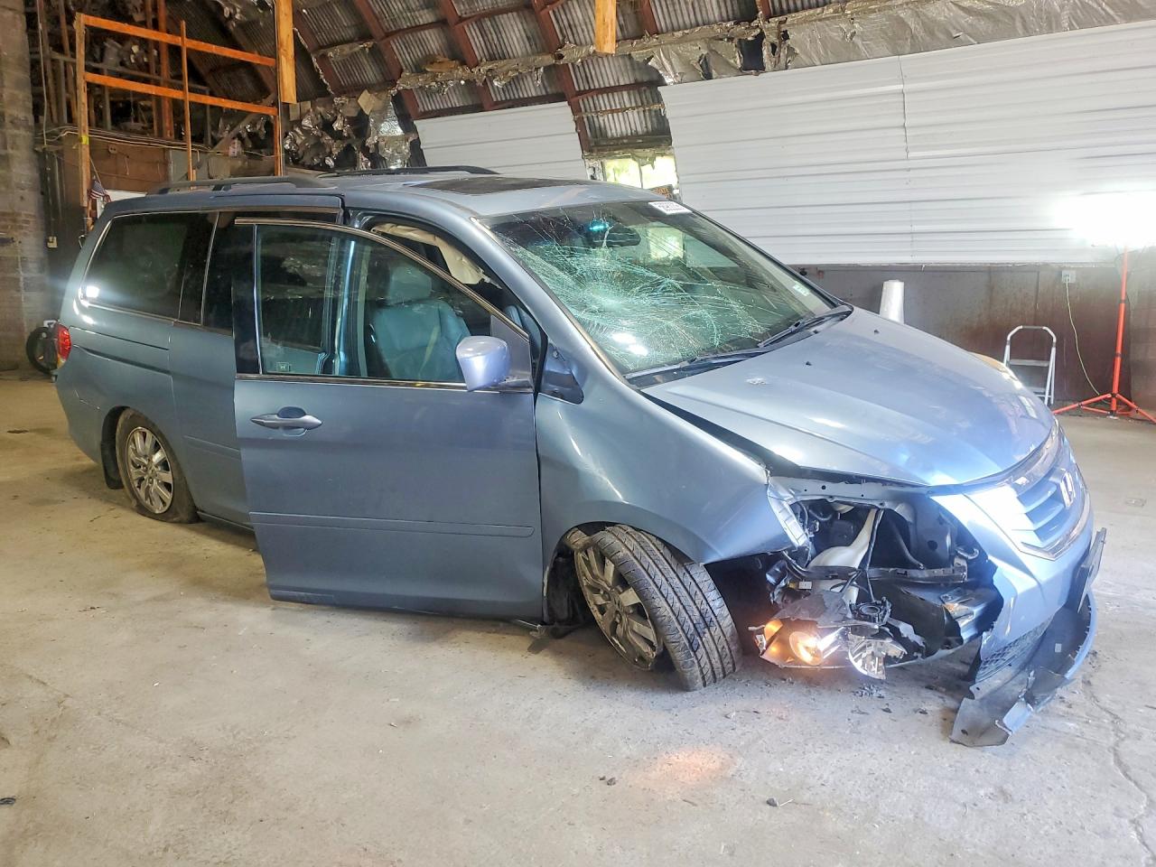 2010 Honda Odyssey Exl Blue vin: 5FNRL3H77AB003319