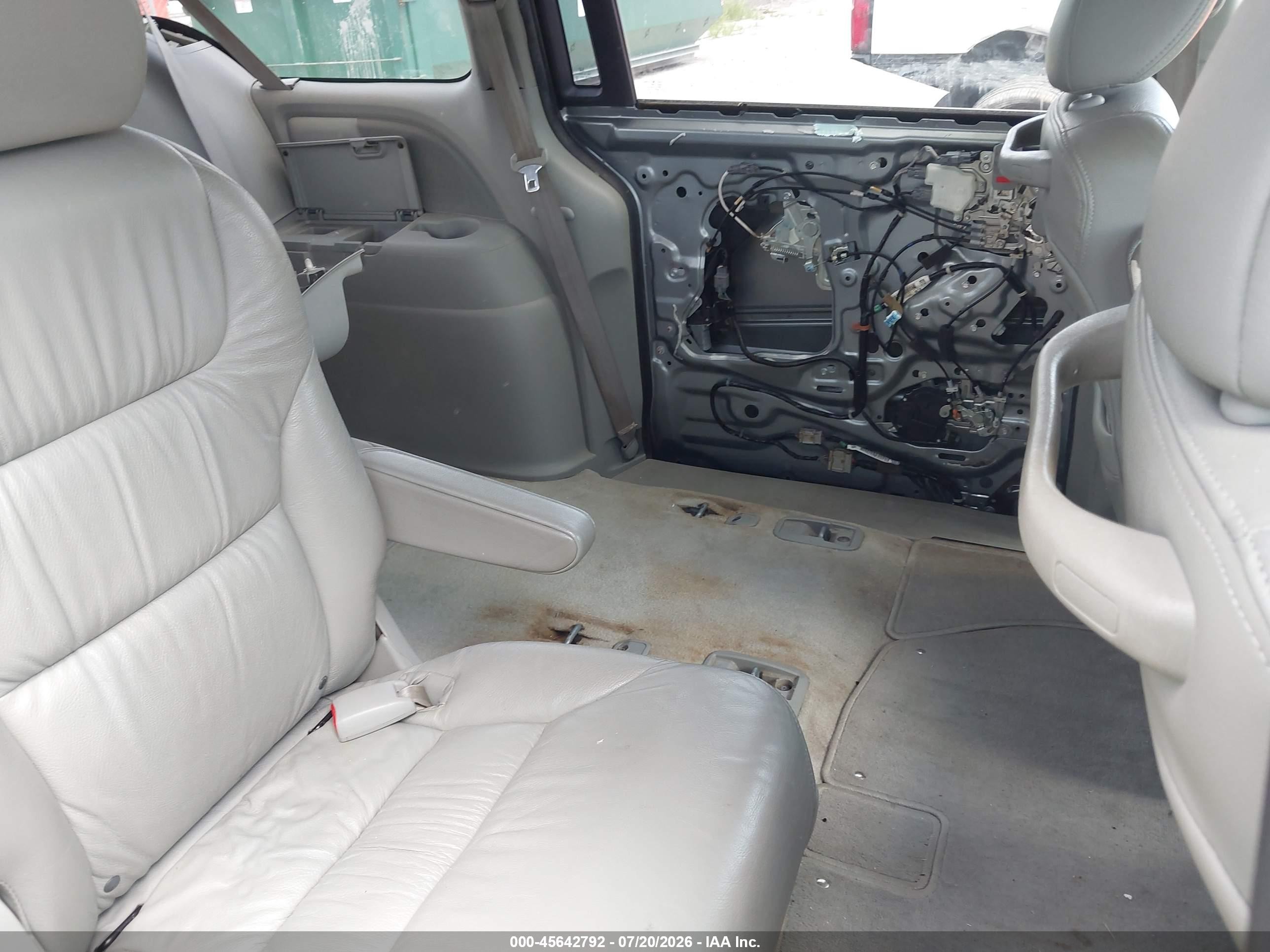 2010 Honda Odyssey Ex-l Light Blue vin: 5FNRL3H77AB033971