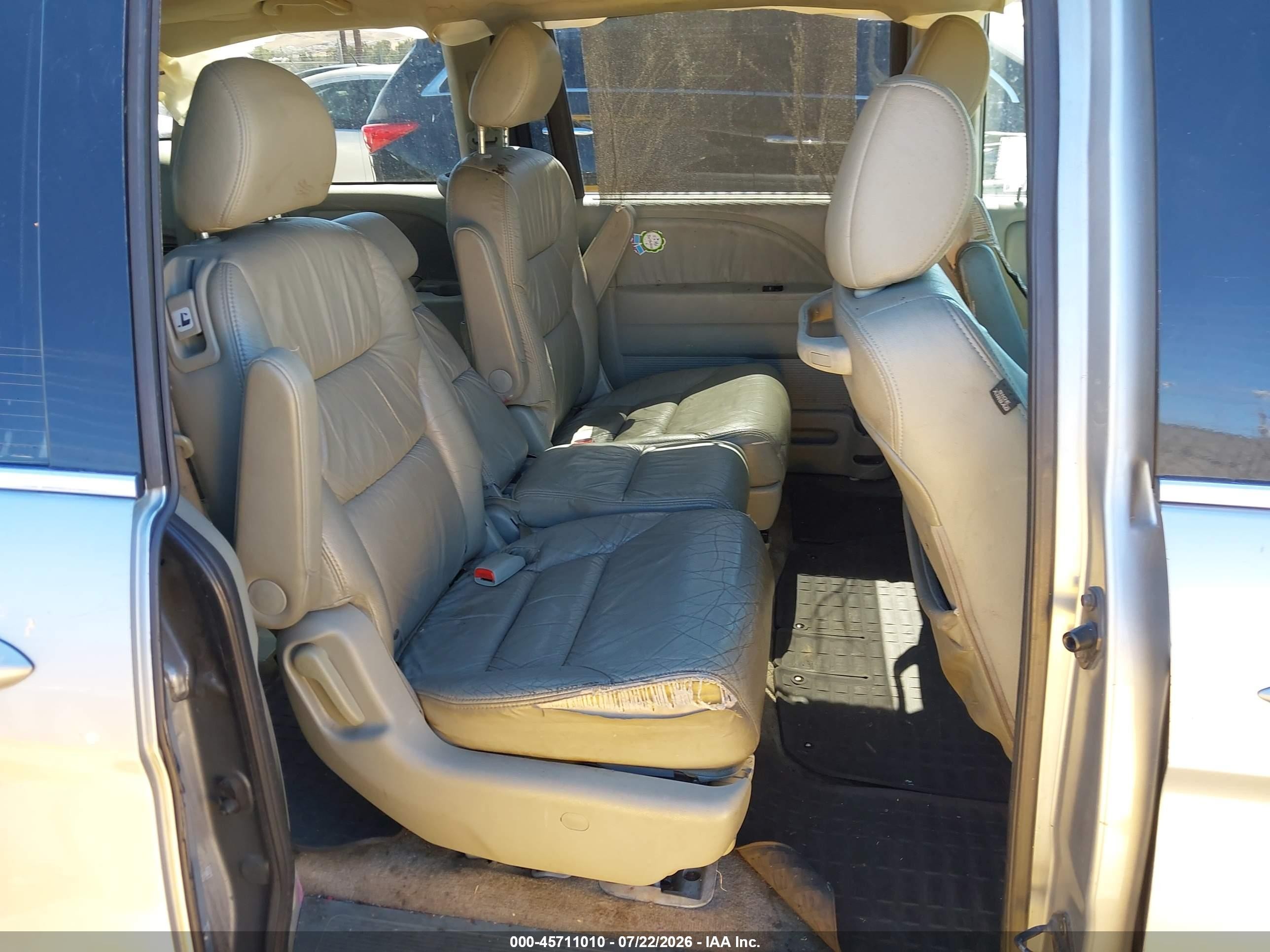 2010 Honda Odyssey Ex-l Серебряный vin: 5FNRL3H77AB034540