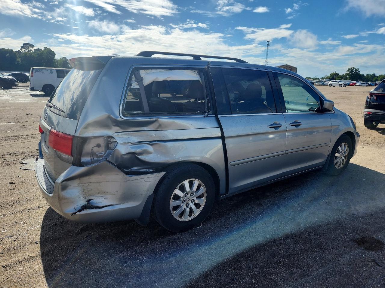 2010 Honda Odyssey Exl Blue vin: 5FNRL3H77AB092874