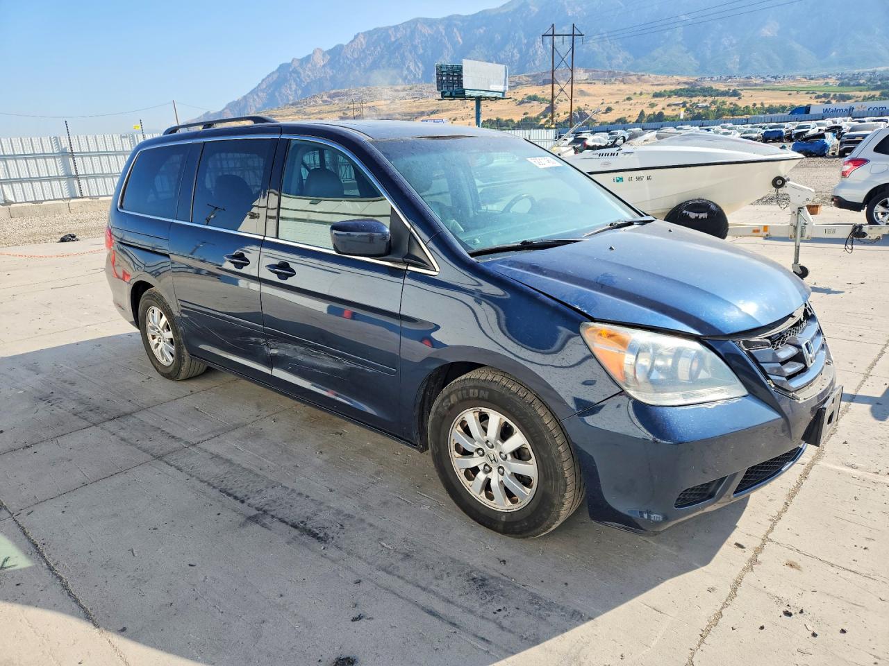 2010 Honda Odyssey Exl Blue vin: 5FNRL3H77AB105025