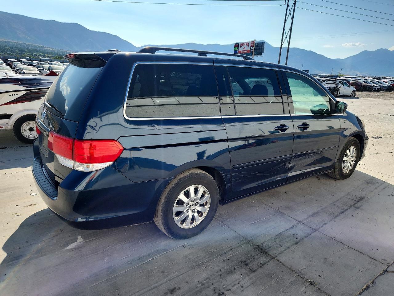 2010 Honda Odyssey Exl Blue vin: 5FNRL3H77AB105025