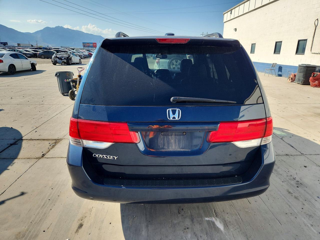 2010 Honda Odyssey Exl Blue vin: 5FNRL3H77AB105025