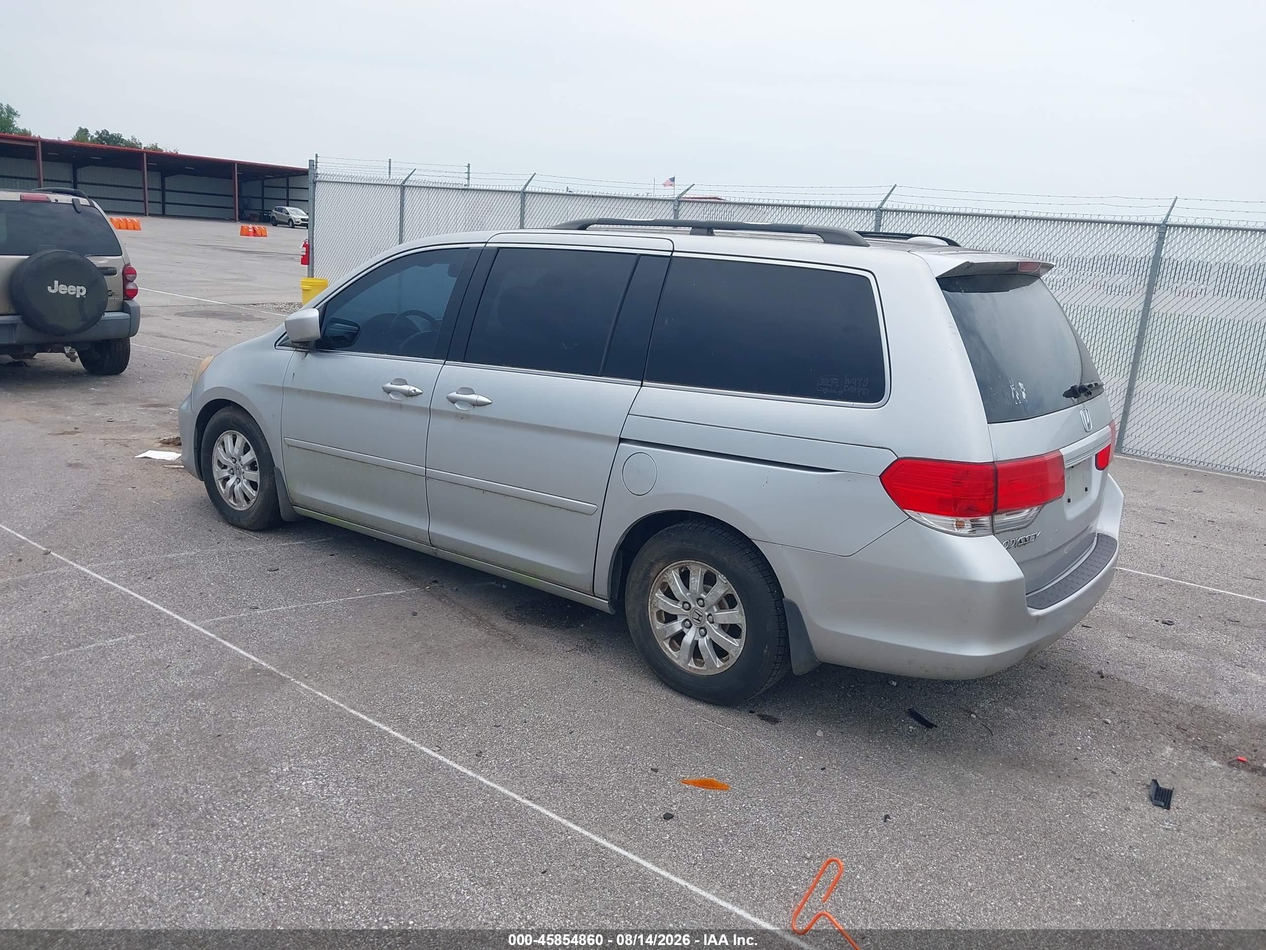 2010 Honda Odyssey Ex-l Silver vin: 5FNRL3H78AB034353
