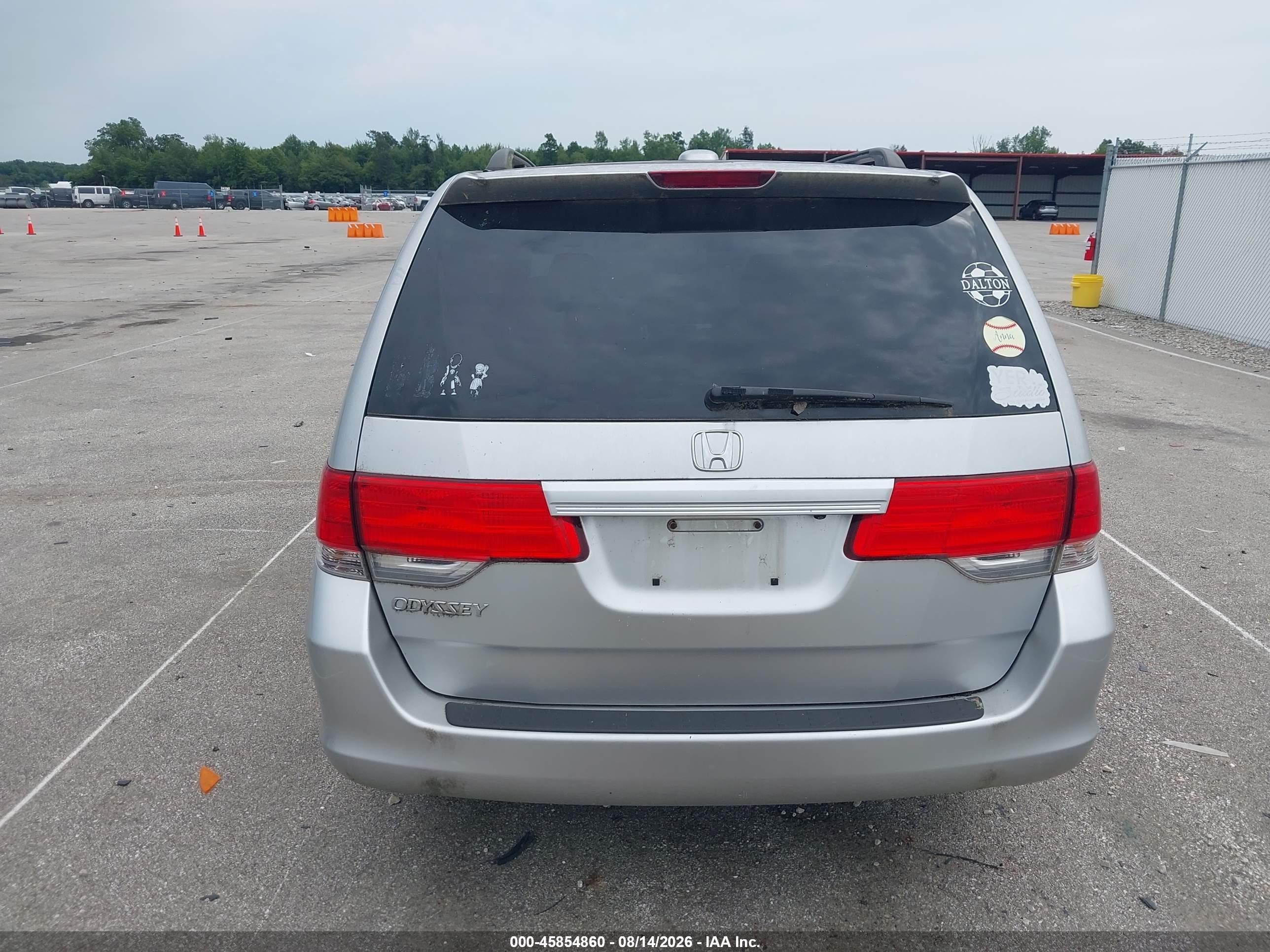 2010 Honda Odyssey Ex-l Silver vin: 5FNRL3H78AB034353