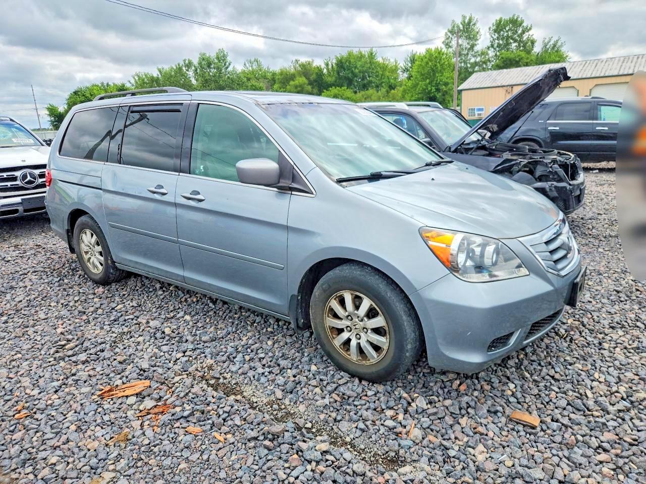 2010 Honda Odyssey Exl Синий vin: 5FNRL3H78AB044106