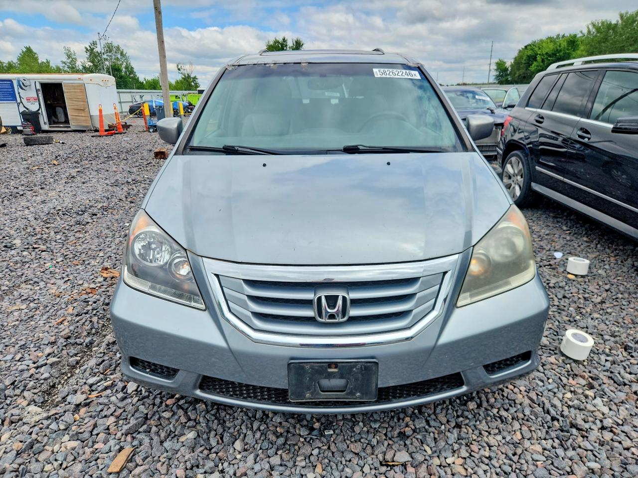 2010 Honda Odyssey Exl Синий vin: 5FNRL3H78AB044106