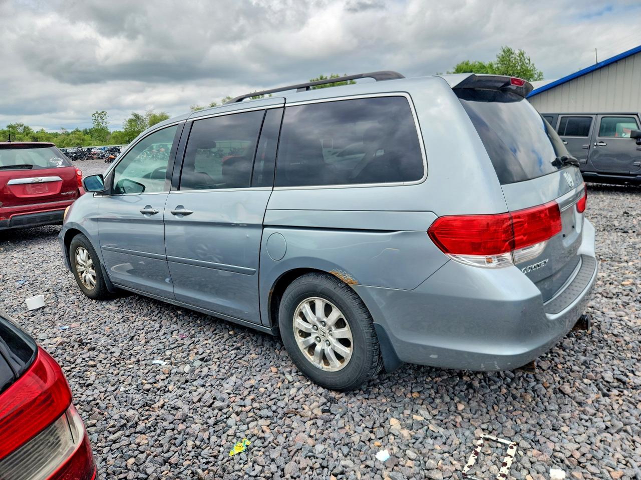 2010 Honda Odyssey Exl Синий vin: 5FNRL3H78AB044106
