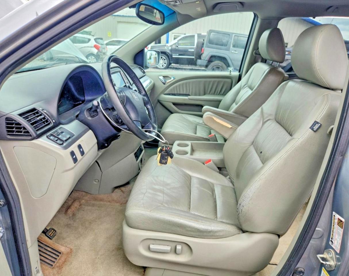 2010 Honda Odyssey Exl Синий vin: 5FNRL3H78AB044106