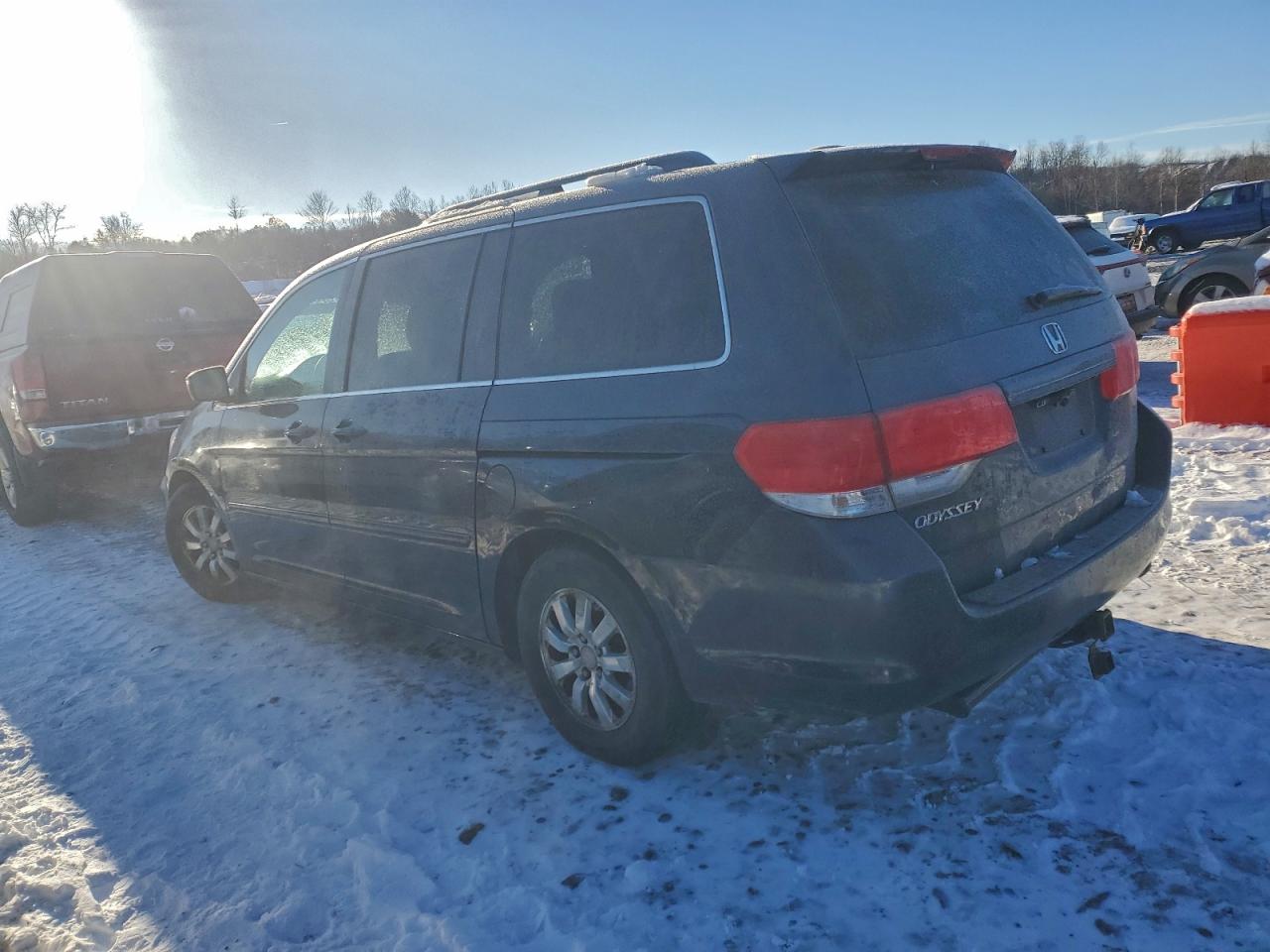 2010 Honda Odyssey Exl Blue vin: 5FNRL3H78AB058068