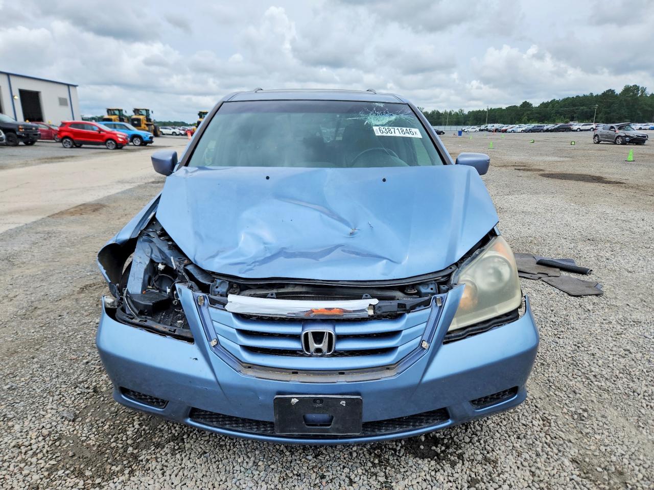 2010 Honda Odyssey Exl Blue vin: 5FNRL3H78AB077168